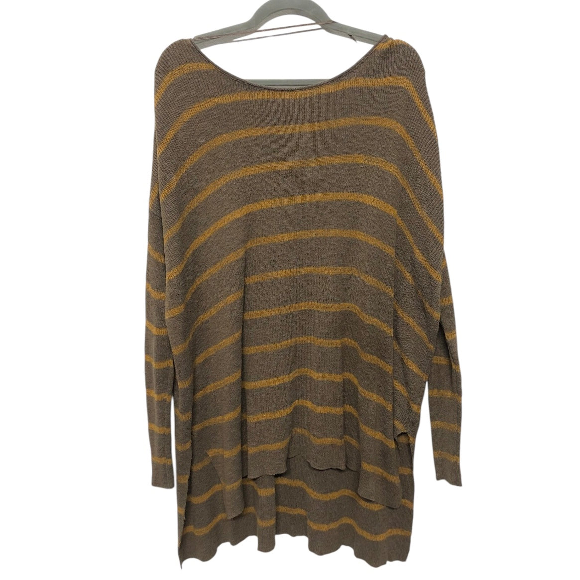 Sweater By Free People In Brown & Yellow, Size:M