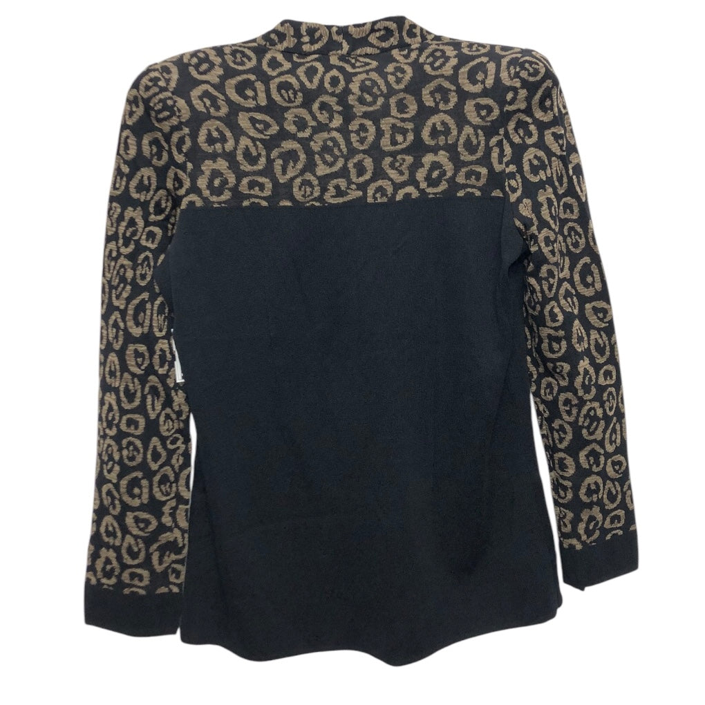 Blazer By Misook In Animal Print, Size:Xs
