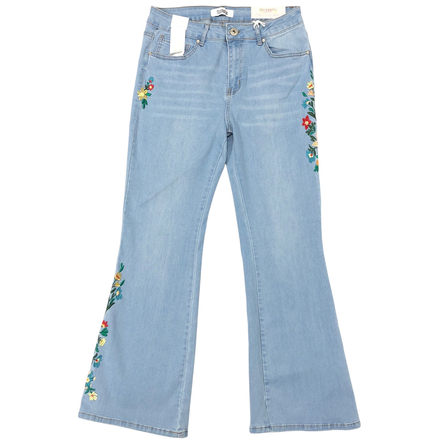 Jeans Flared By Clothes Mentor In Blue Denim, Size:12