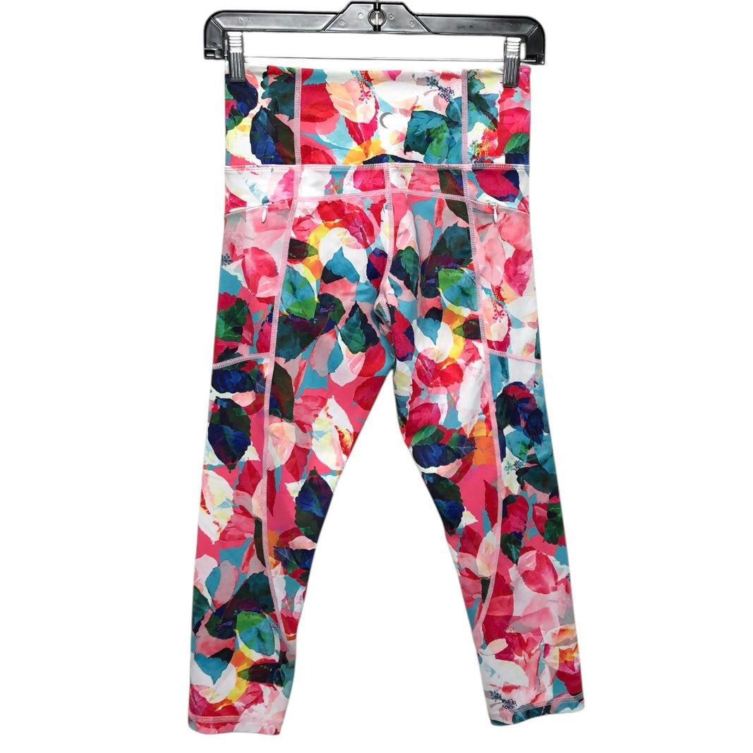Athletic Leggings Capris By Zyia In Multi, Size:4