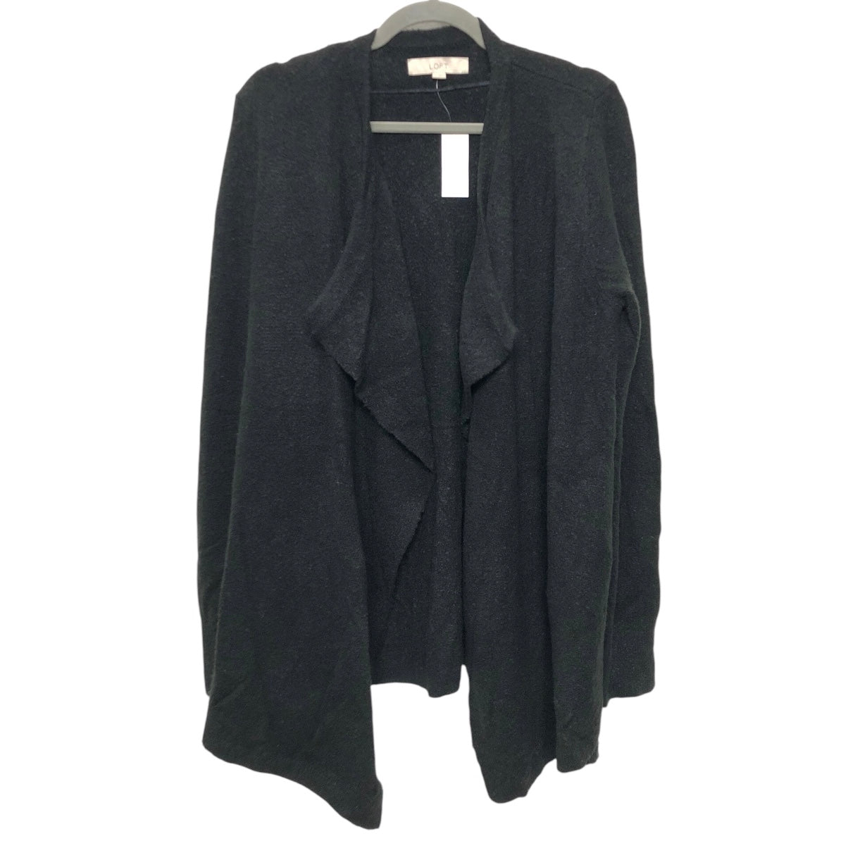 Sweater Cardigan By Loft In Black, Size:S