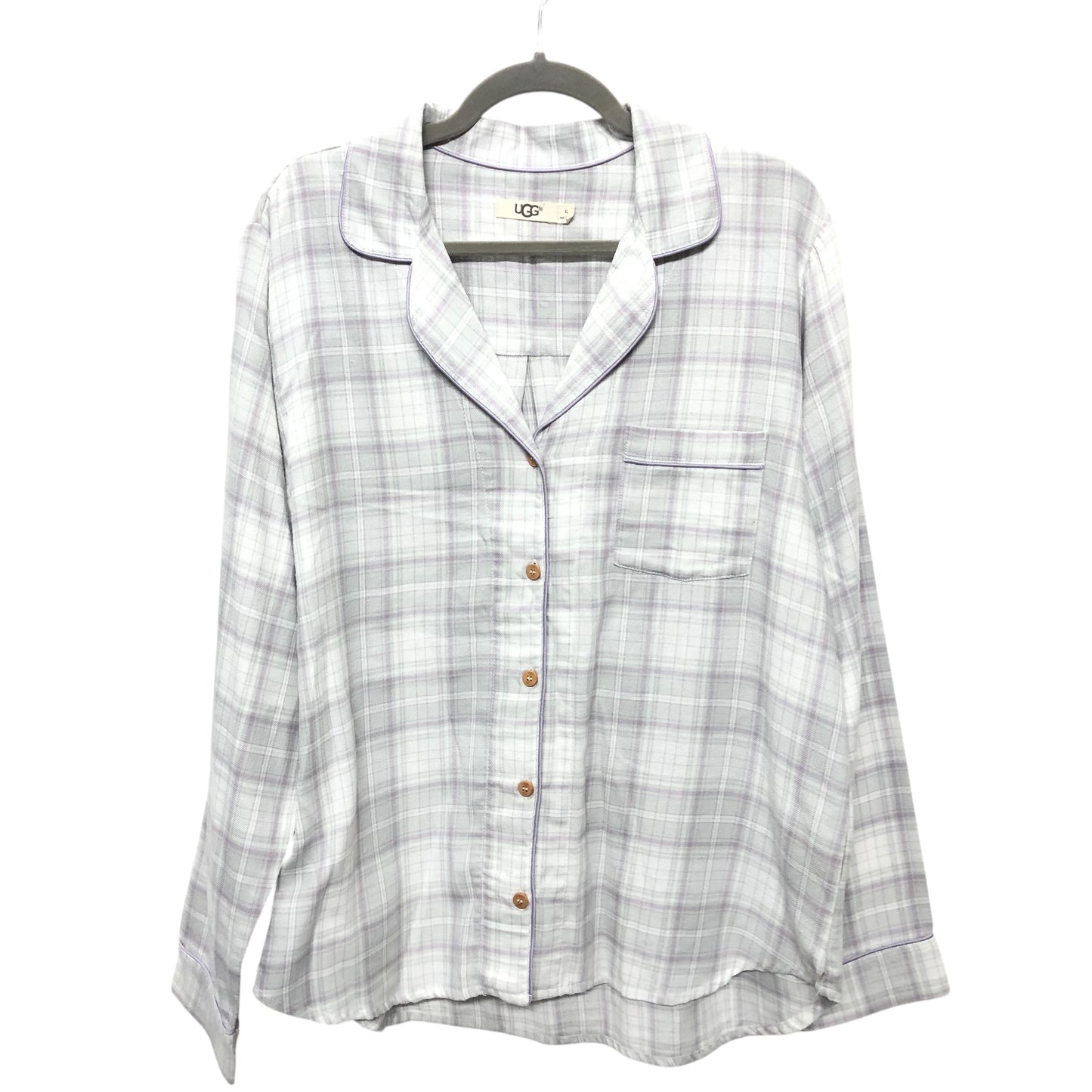 Top Ls Designer By Ugg In Plaid Pattern, Size:Xl