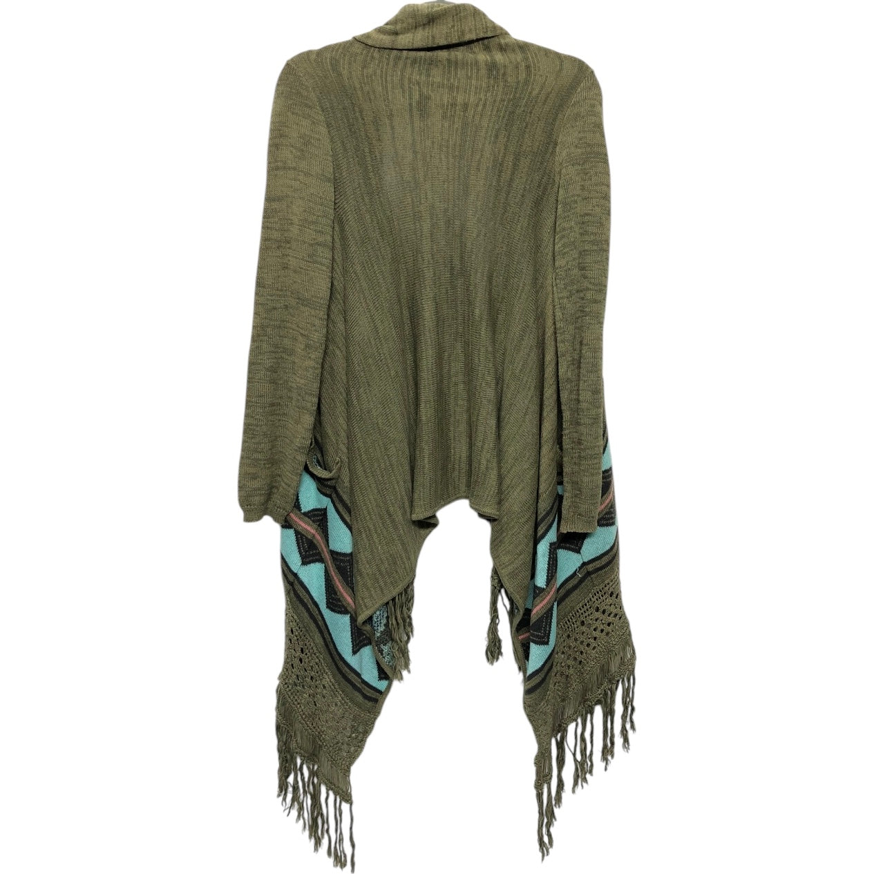 Sweater Cardigan By Billabong In Green, Size:S