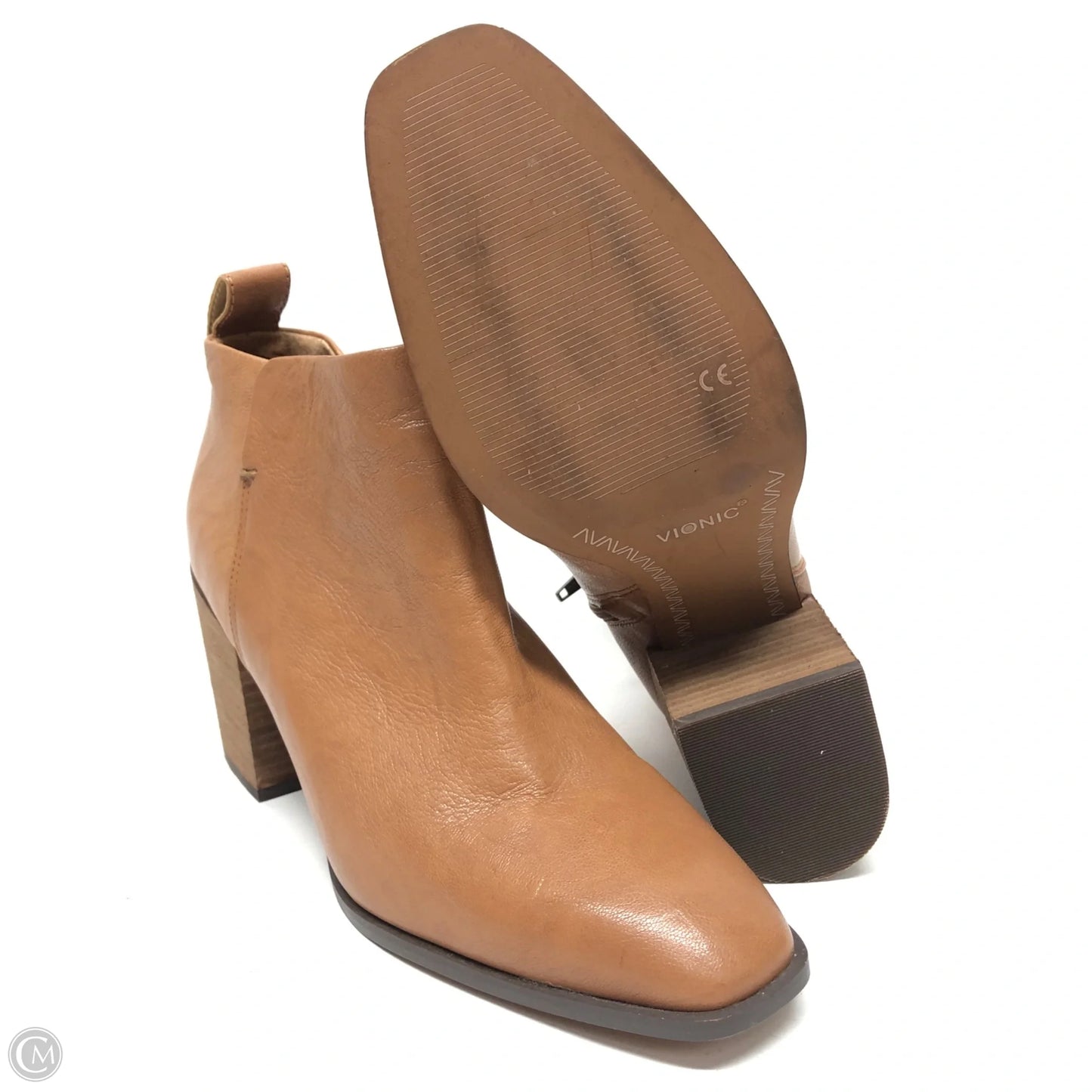 Boots Leather By Vionic In Brown, Size: 9.5