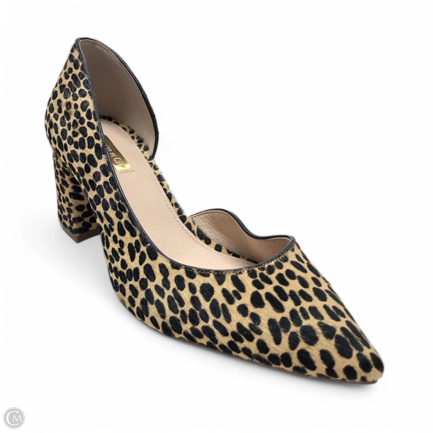 Shoes Heels Block By Louise Et Cie In Black & Brown, Size: 9.5