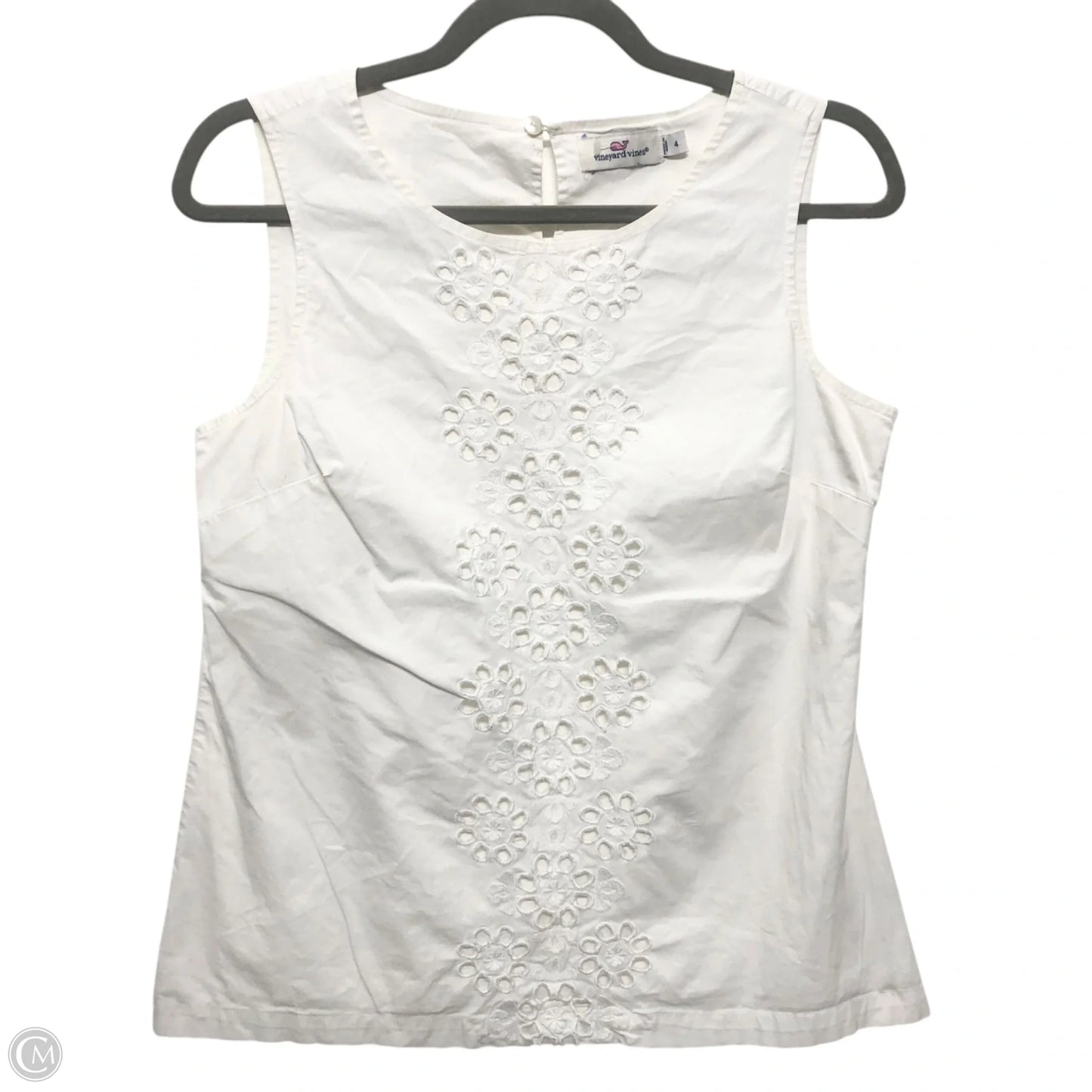 Tank Top By Vineyard Vines In White, Size: 4