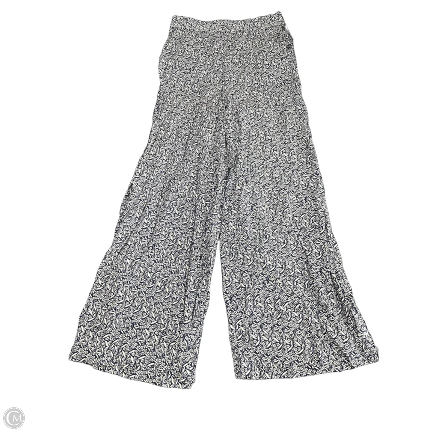 Pants Lounge By Jessica Simpson In Blue & Cream, Size: L