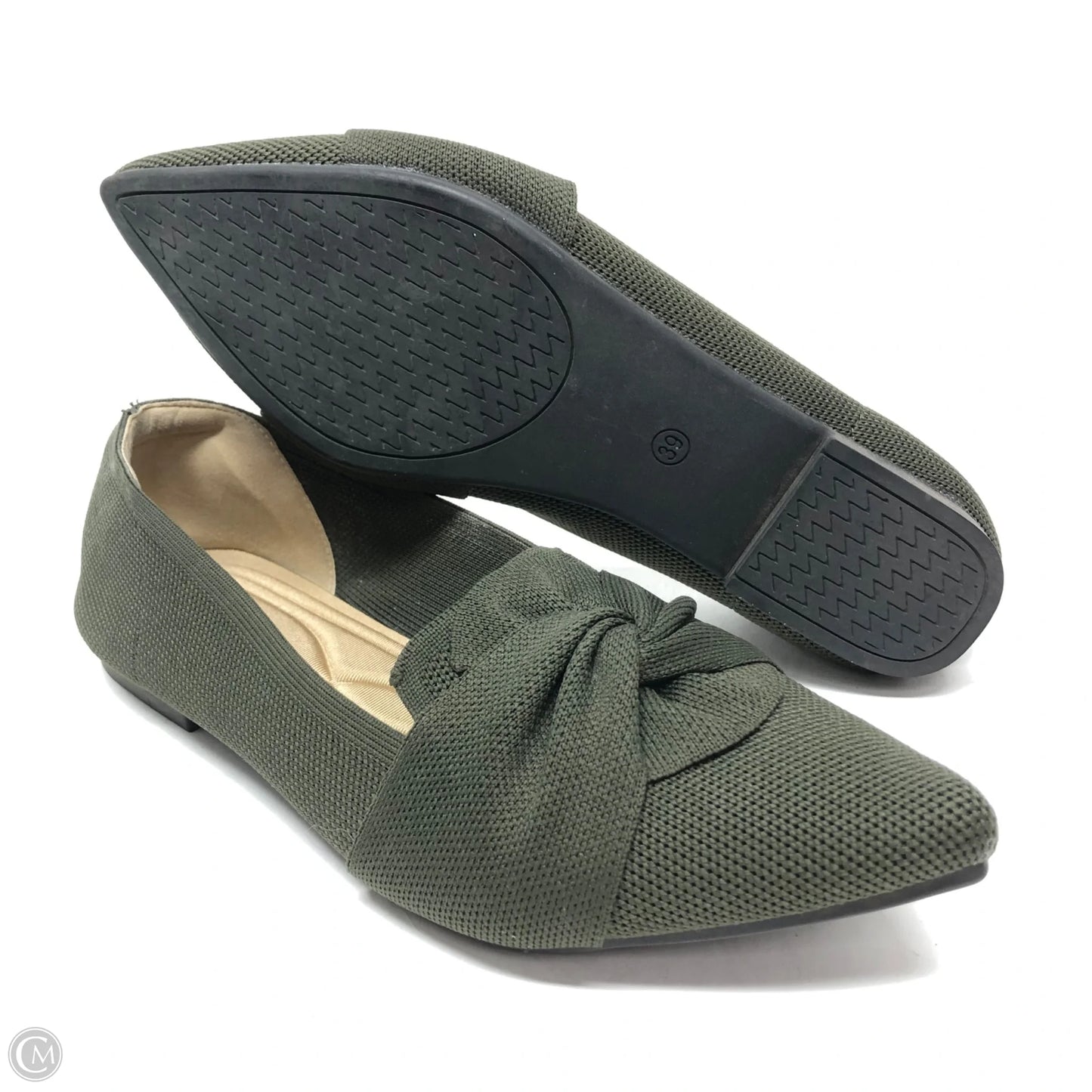 Shoes Flats By Cmf In Green, Size: 8.5