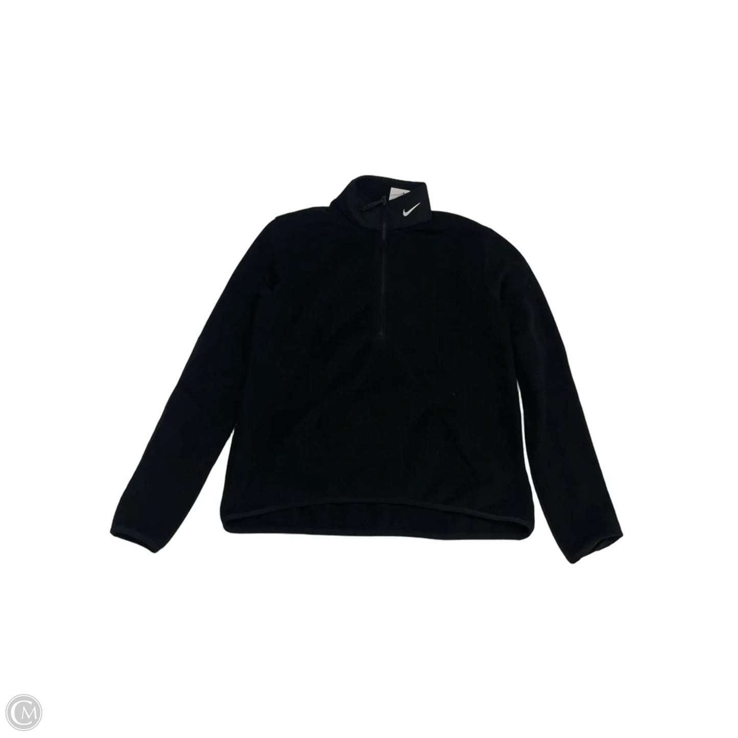 Athletic Jacket By Nike In Black, Size: S