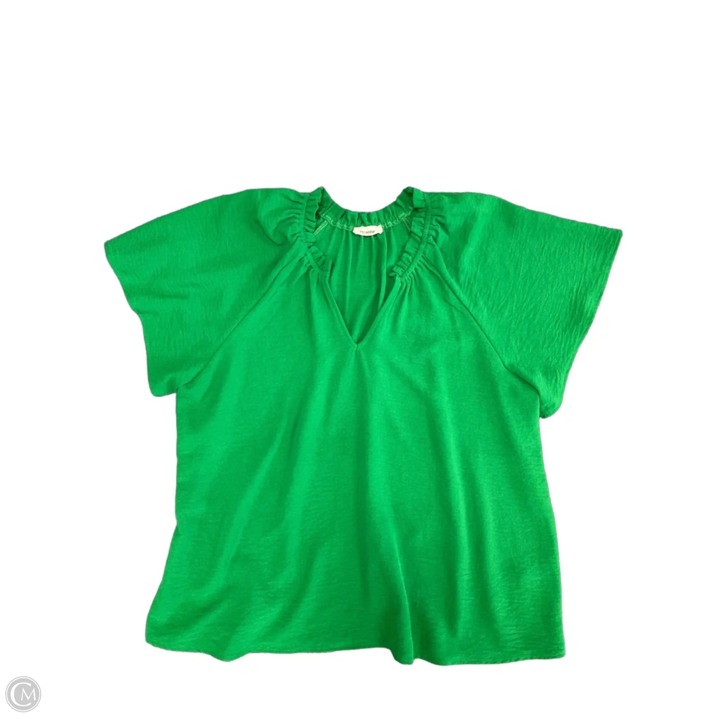 Top Short Sleeve By Eesome In Green, Size: M