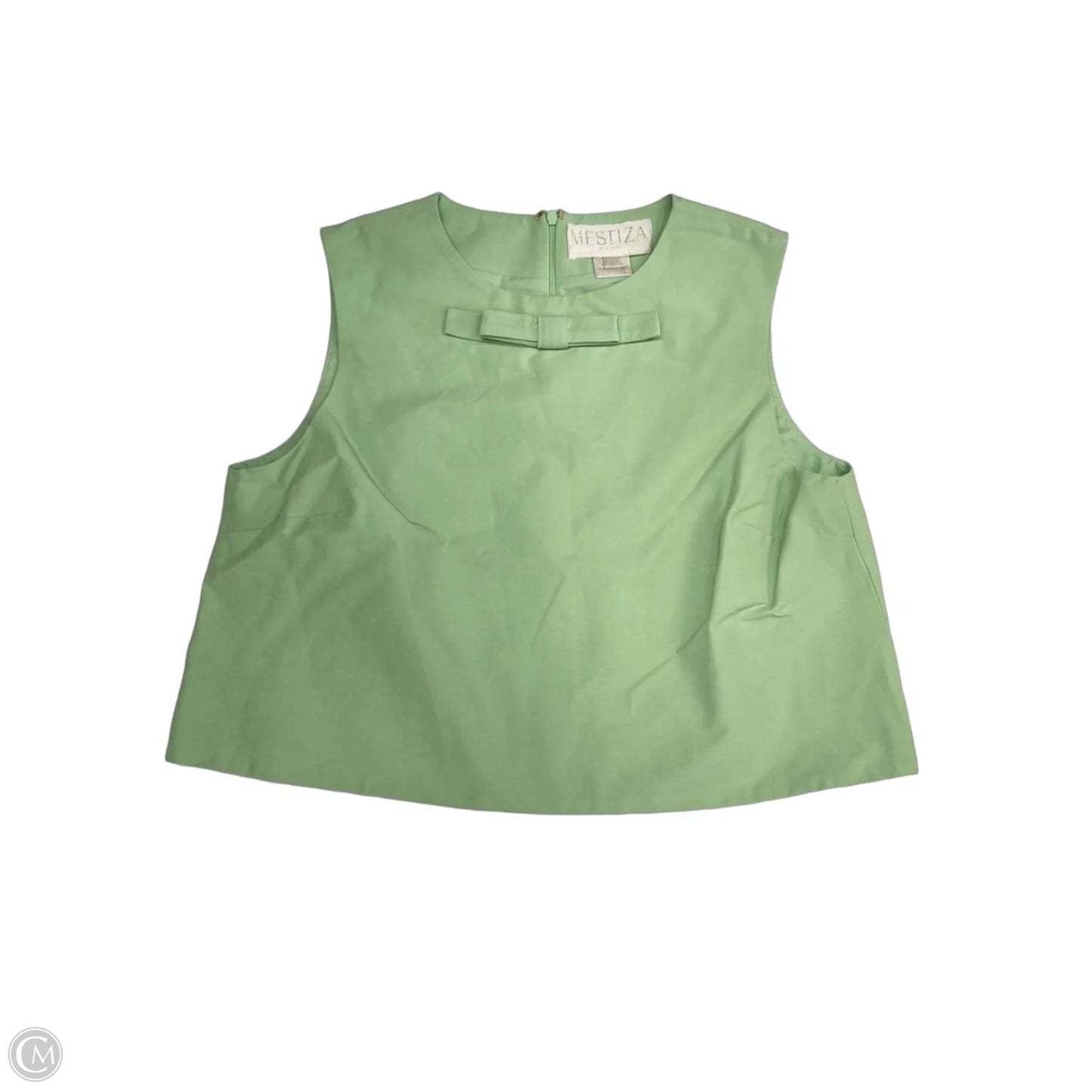 Top Short Sleeve By Cmb In Green, Size: L