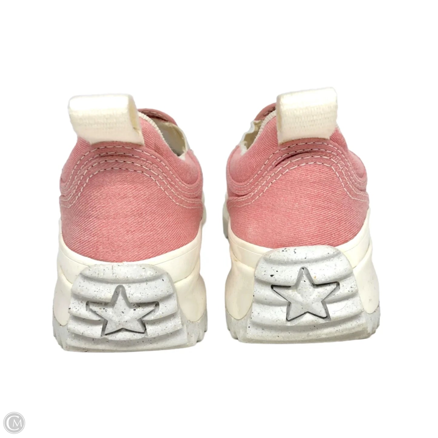 Shoes Sneakers Platform By Converse In Pink & White, Size: 6