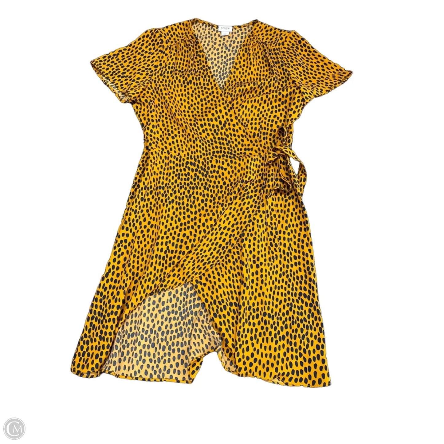 Dress Casual Short By J. Crew In Black & Orange, Size: S