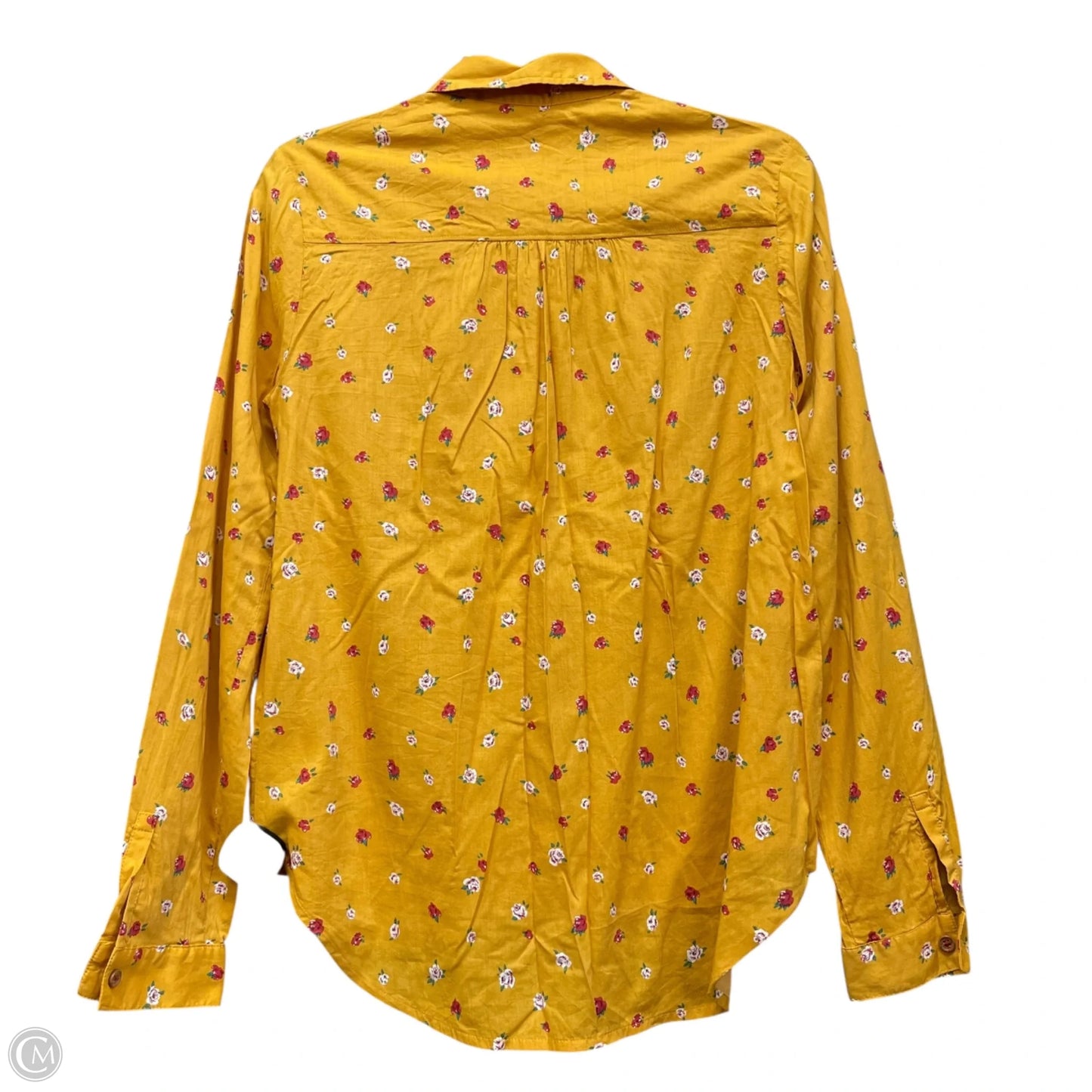 Top Long Sleeve By Maeve In Yellow, Size: 0