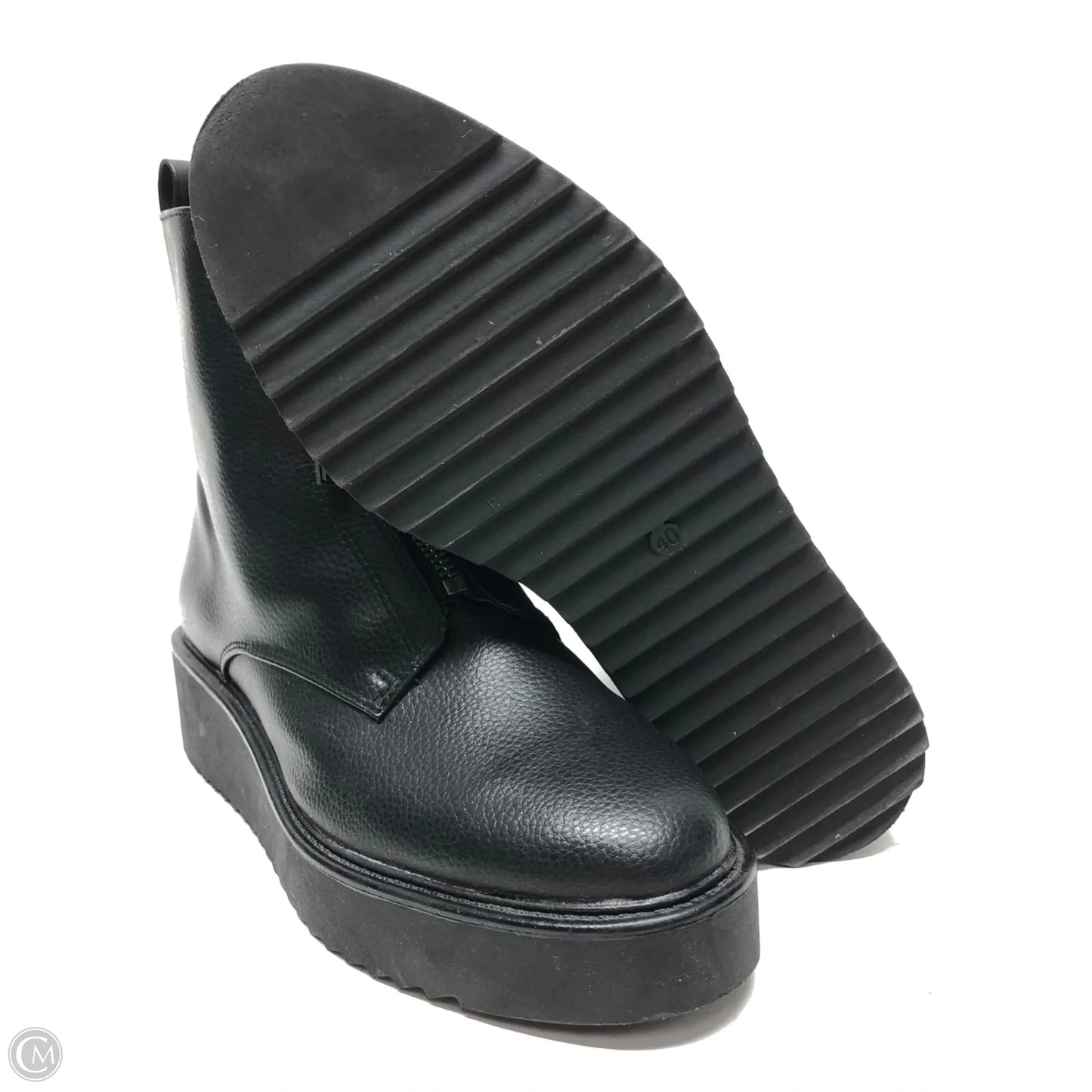 Boots Ankle Flats By H&m In Black, Size: 8.5