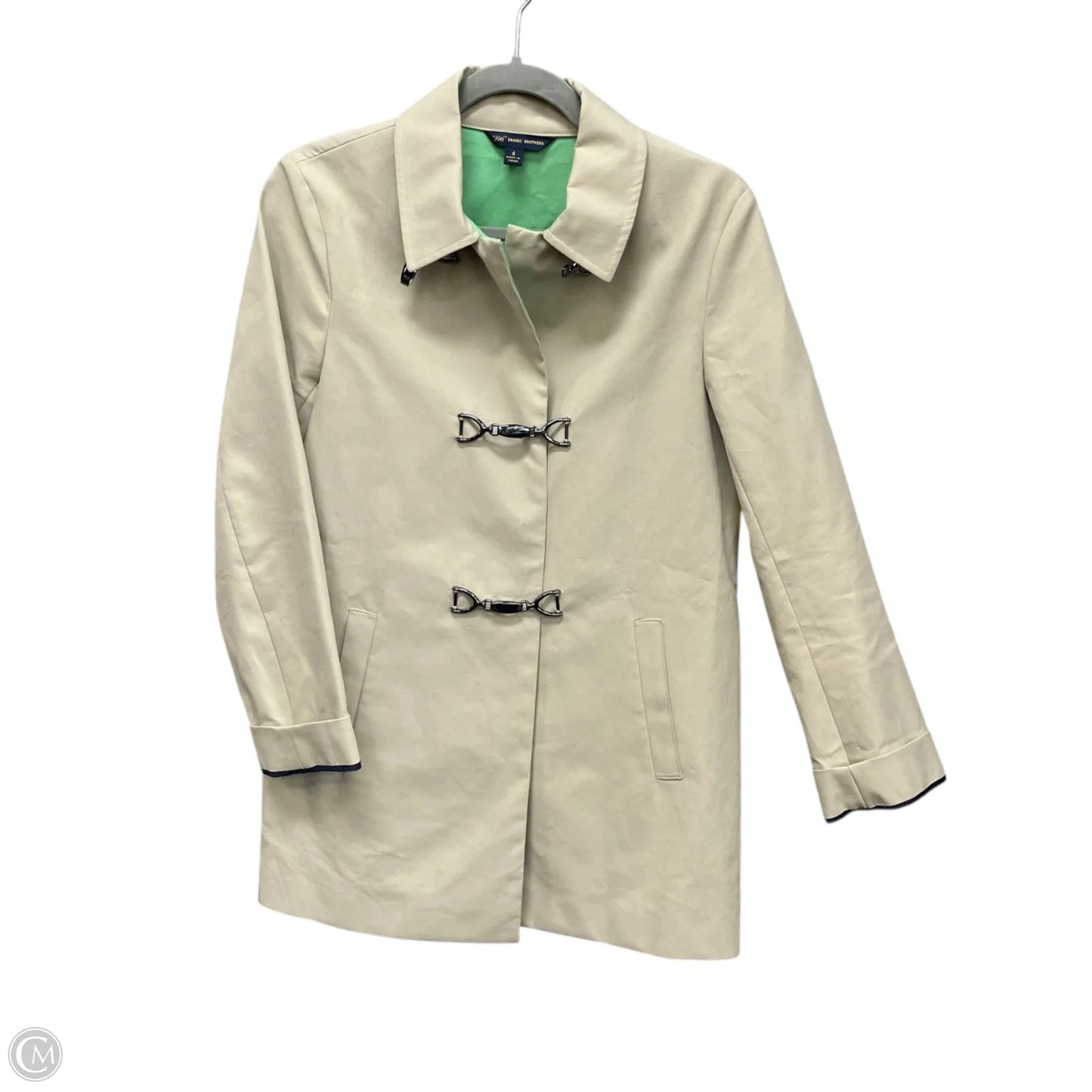 Jacket Other By Brooks Brothers In Tan, Size: 4