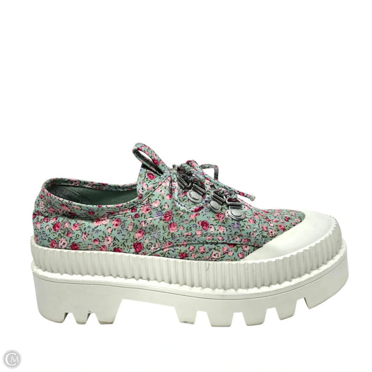 Shoes Sneakers Platform By Jeffrey Campbell In Floral Print, Size: 6.5