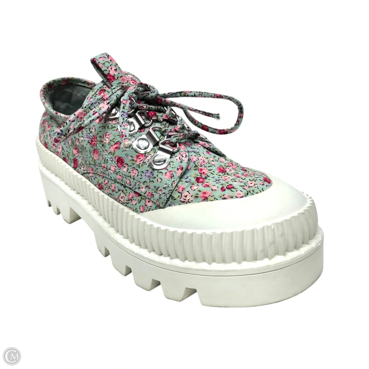 Shoes Sneakers Platform By Jeffrey Campbell In Floral Print, Size: 6.5