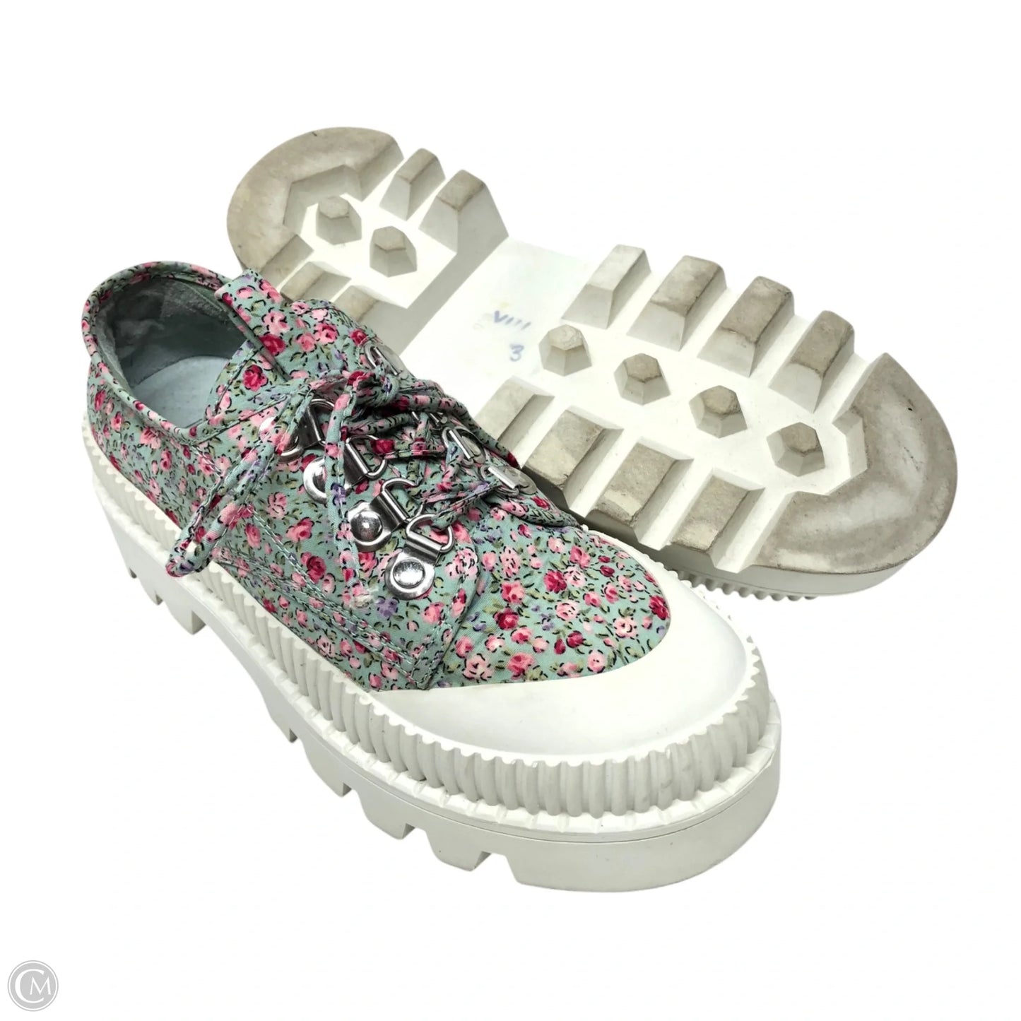 Shoes Sneakers Platform By Jeffrey Campbell In Floral Print, Size: 6.5