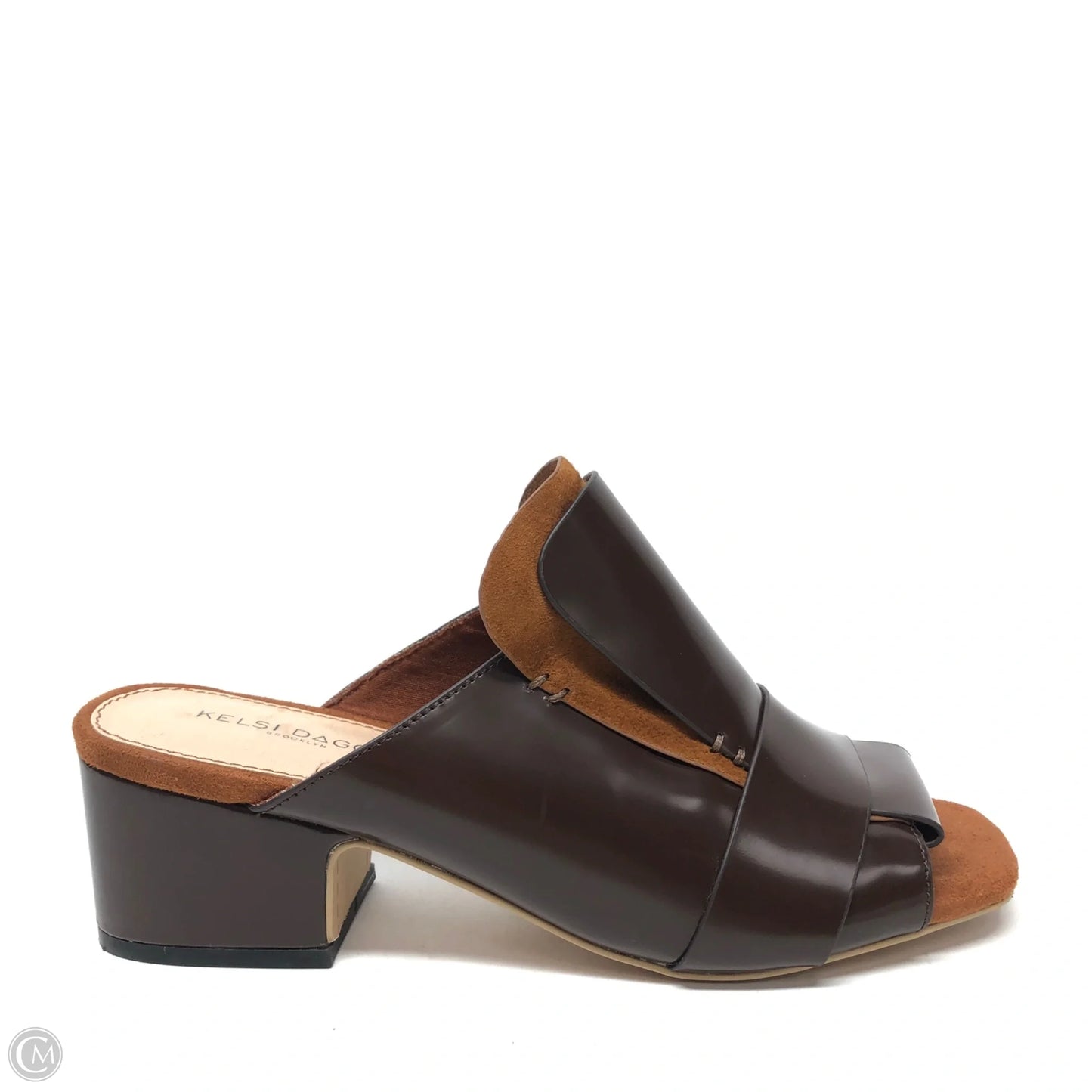 Sandals Heels Block By Kelsi Dagger In Brown, Size: 7