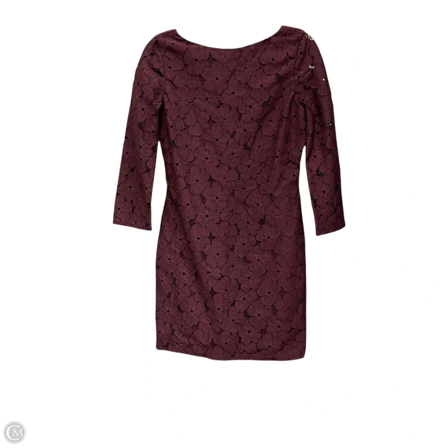Dress Designer By Diane Von Furstenberg In Maroon, Size: 4