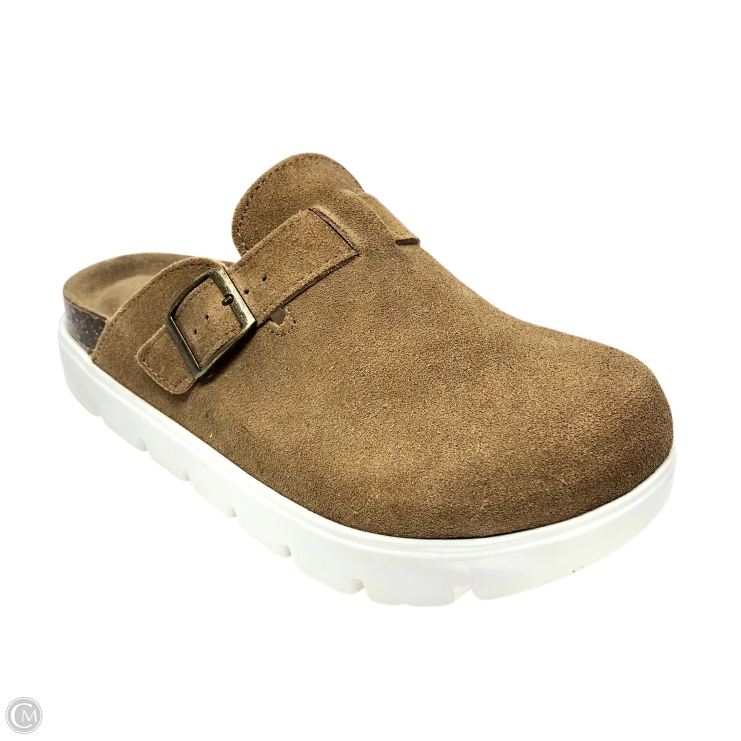 Shoes Flats By Clothes Mentor In Tan, Size: 8.5