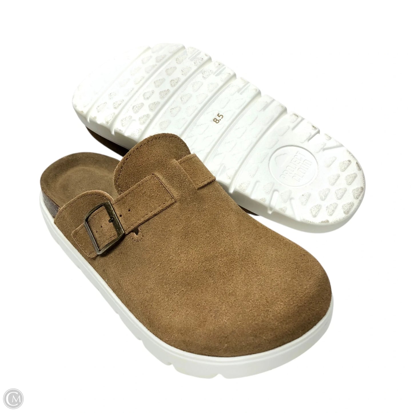 Shoes Flats By Clothes Mentor In Tan, Size: 8.5