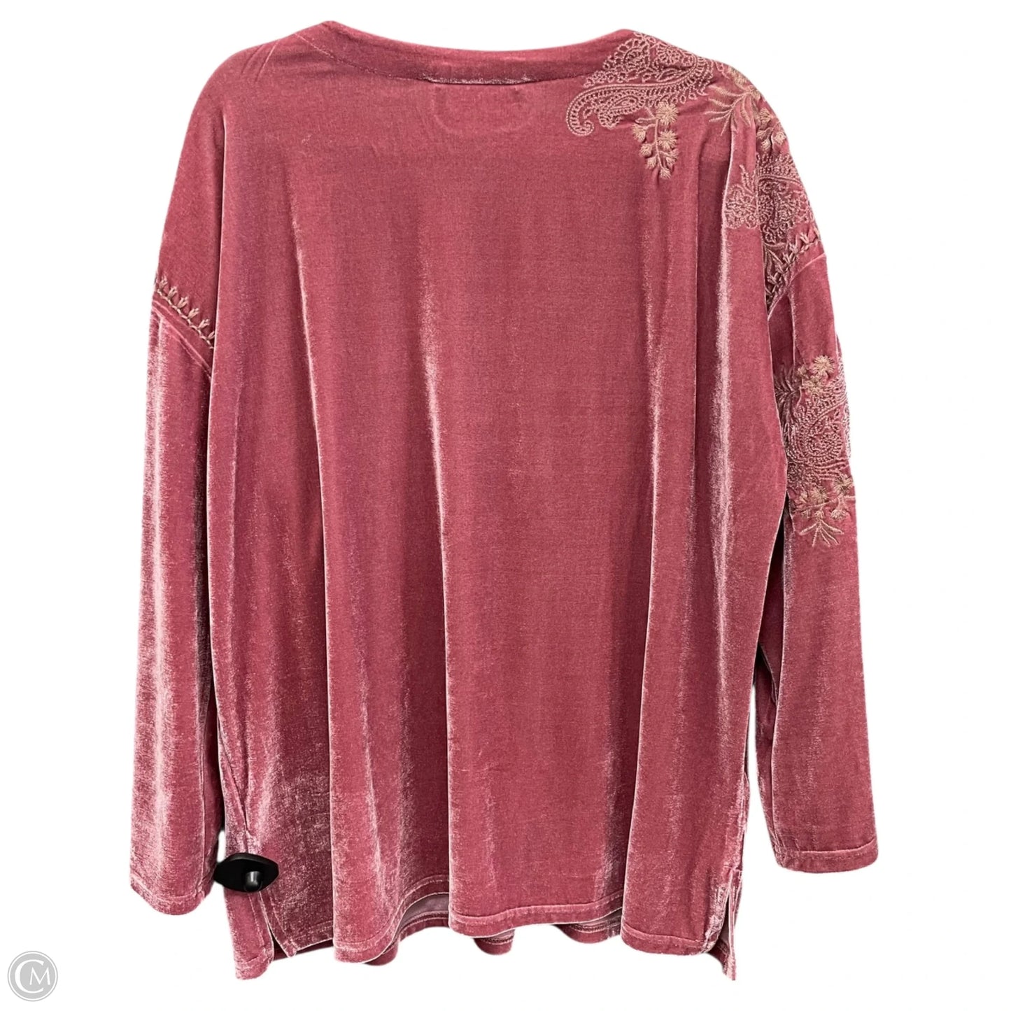 Tunic Long Sleeve By Clothes Mentor In Mauve, Size: L