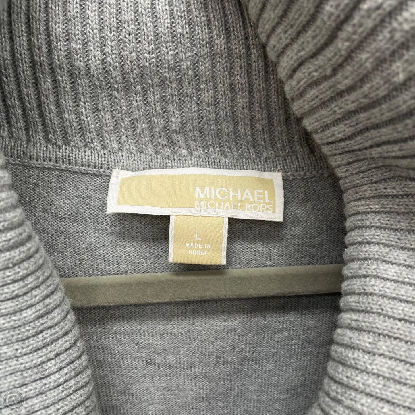Sweater By Michael By Michael Kors In Grey, Size: L
