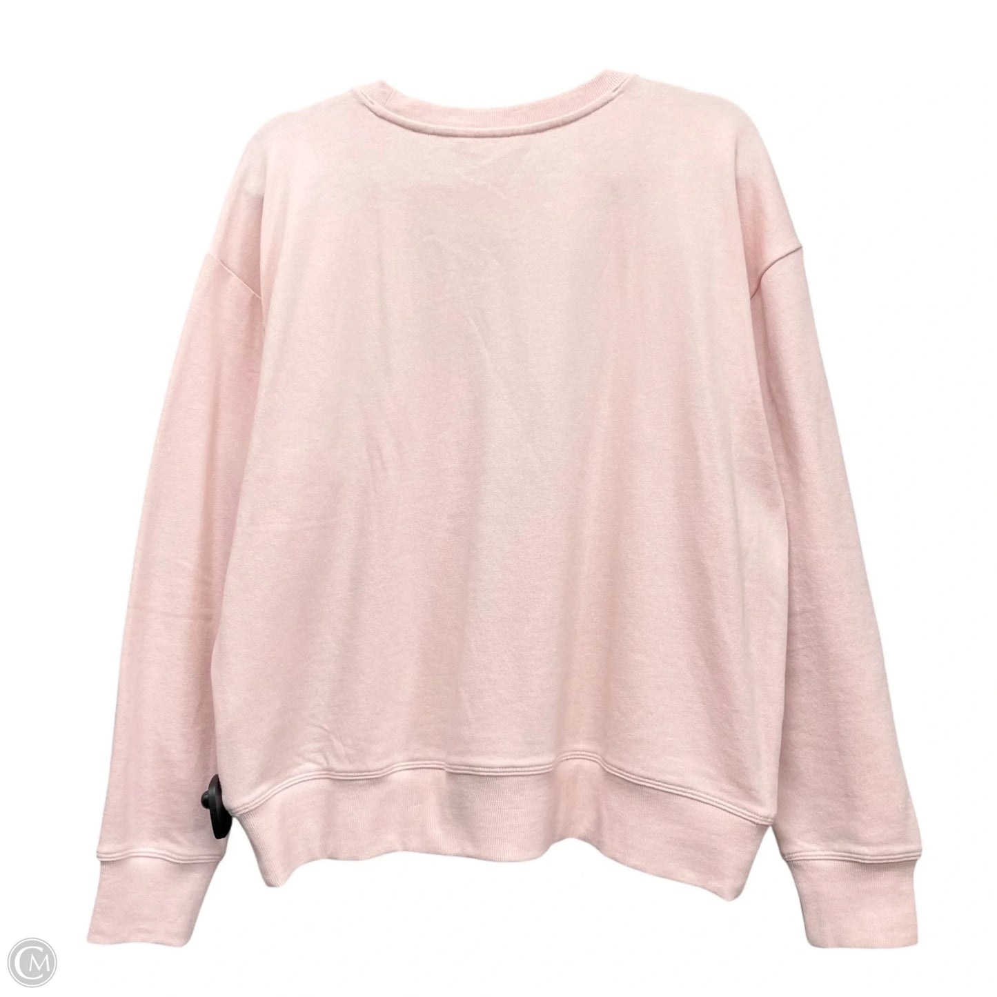 Sweatshirt Crewneck By Lucky Brand In Pink, Size: L