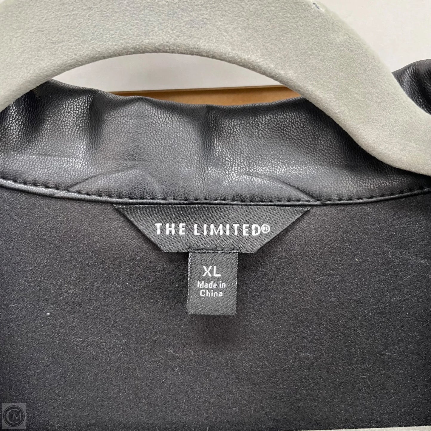 Jacket Shirt By Limited In Black, Size: Xl
