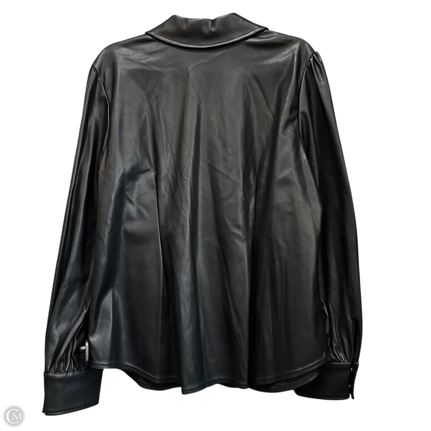 Jacket Shirt By Limited In Black, Size: Xl