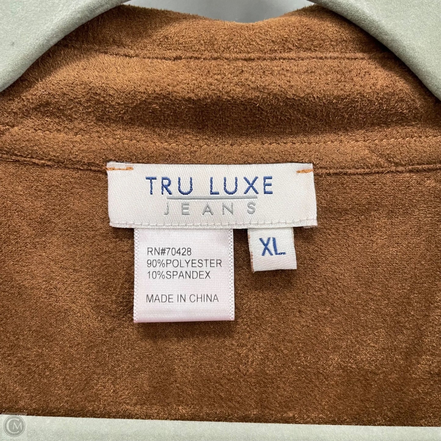 Top Long Sleeve By Clothes Mentor In Brown, Size: Xl