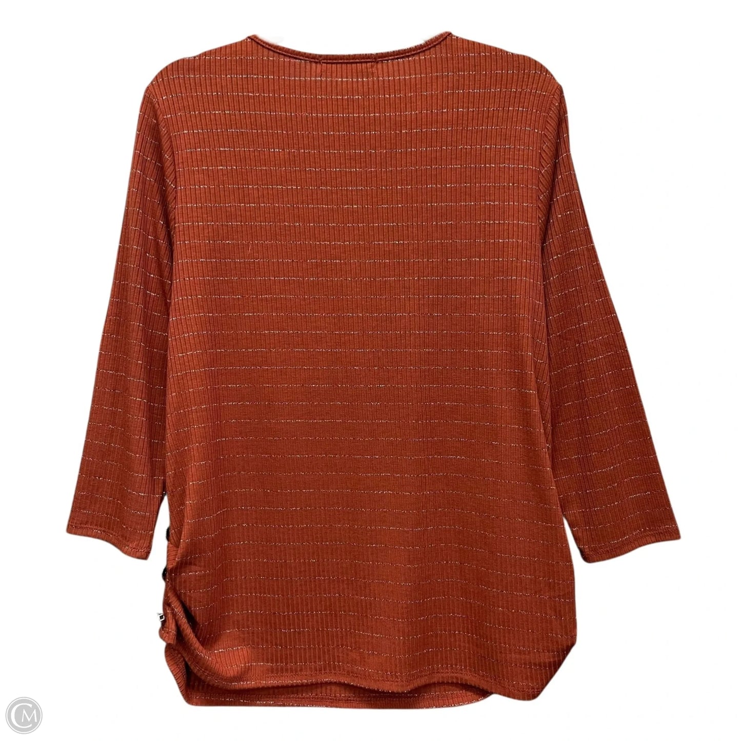 Top Long Sleeve Basic By 89th And Madison In Brown, Size: L