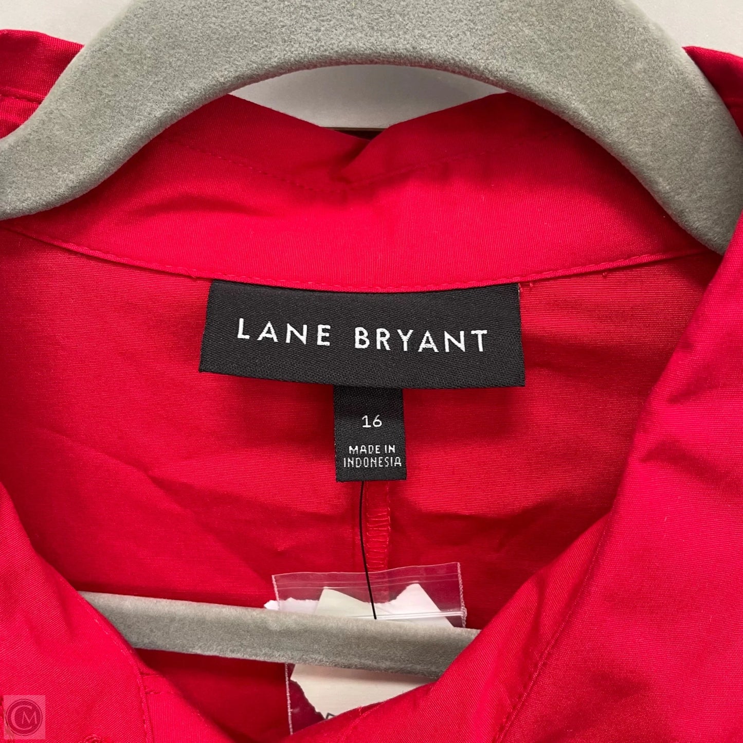 Tunic Long Sleeve By Lane Bryant In Red, Size: 16