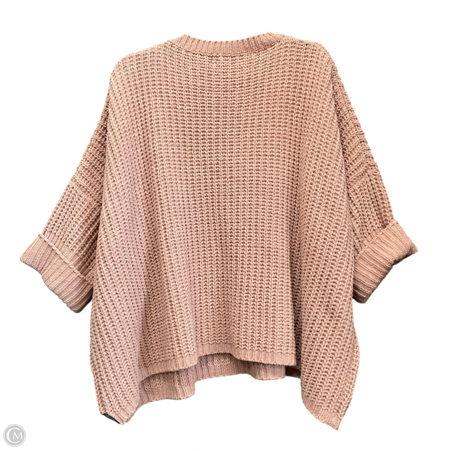 Sweater Short Sleeve By Pol In Tan, Size: S