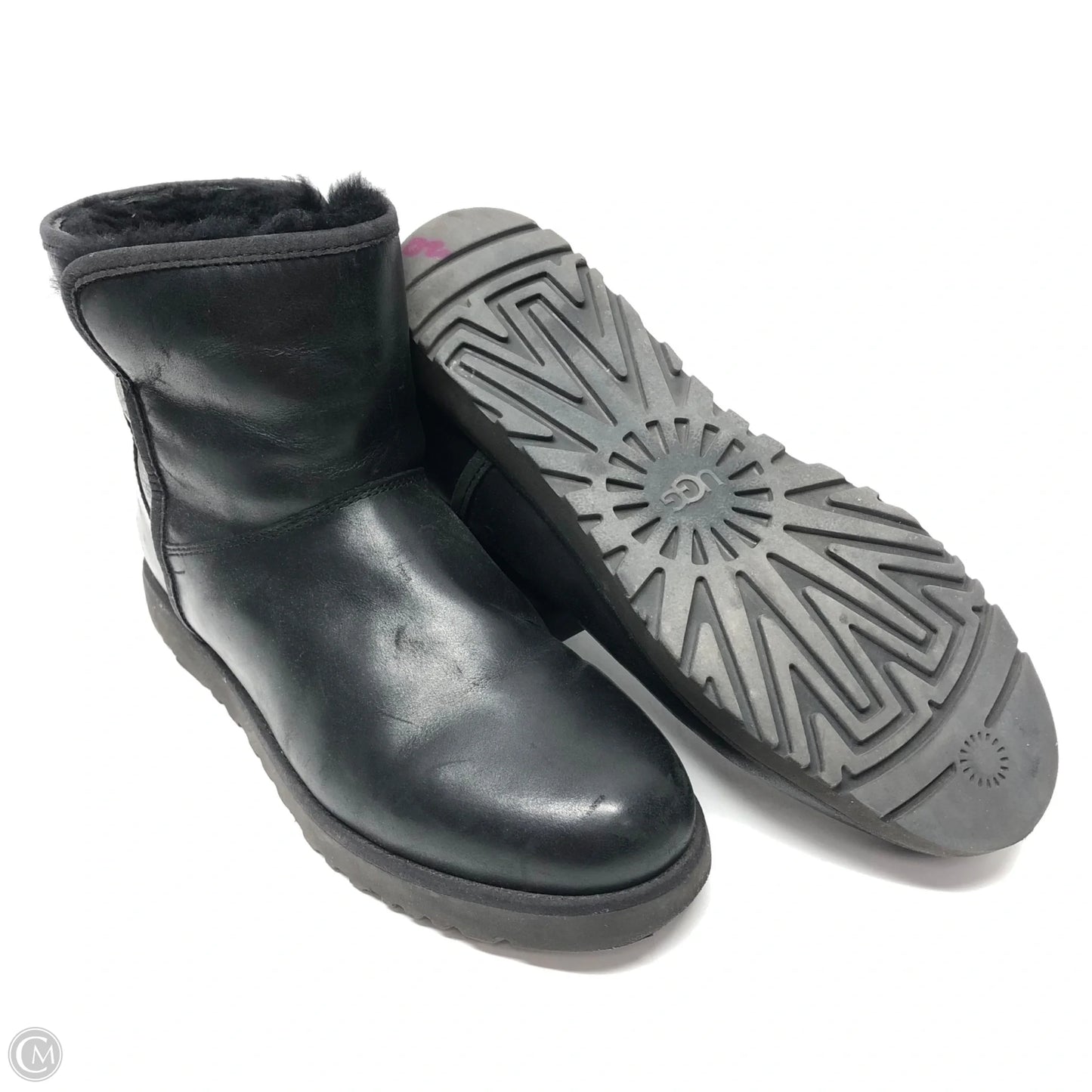Boots Designer By Ugg In Black, Size: 9
