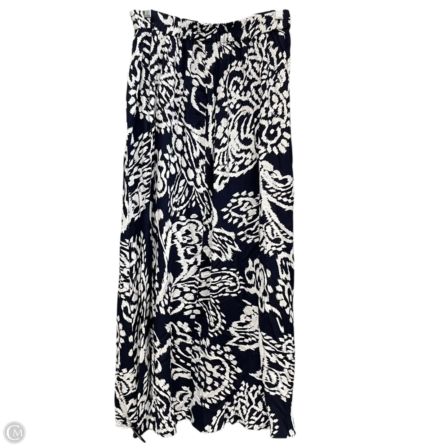 Skirt Maxi By Vince Camuto In Blue & White, Size: S