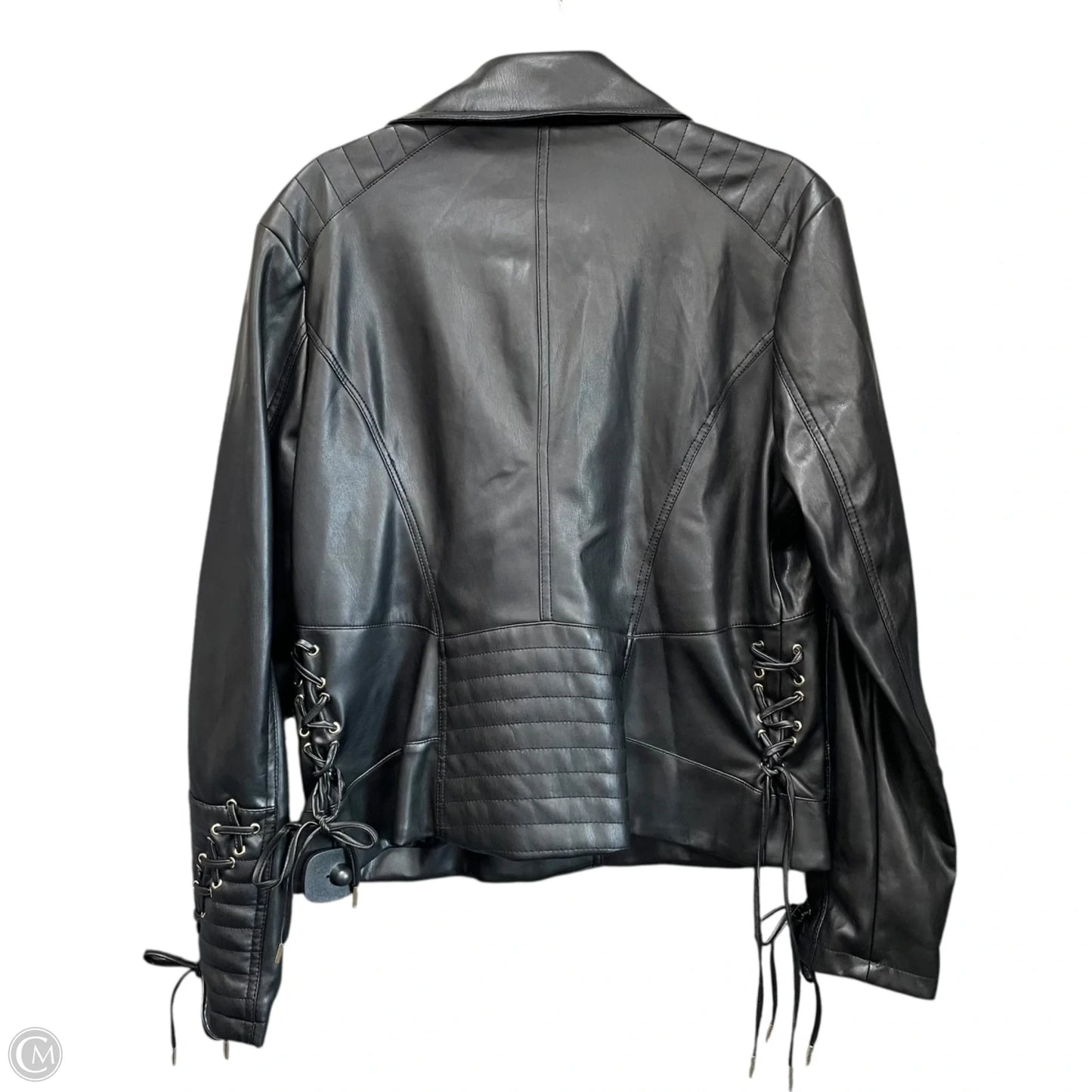 Jacket Moto By Guess In Black, Size: Xl
