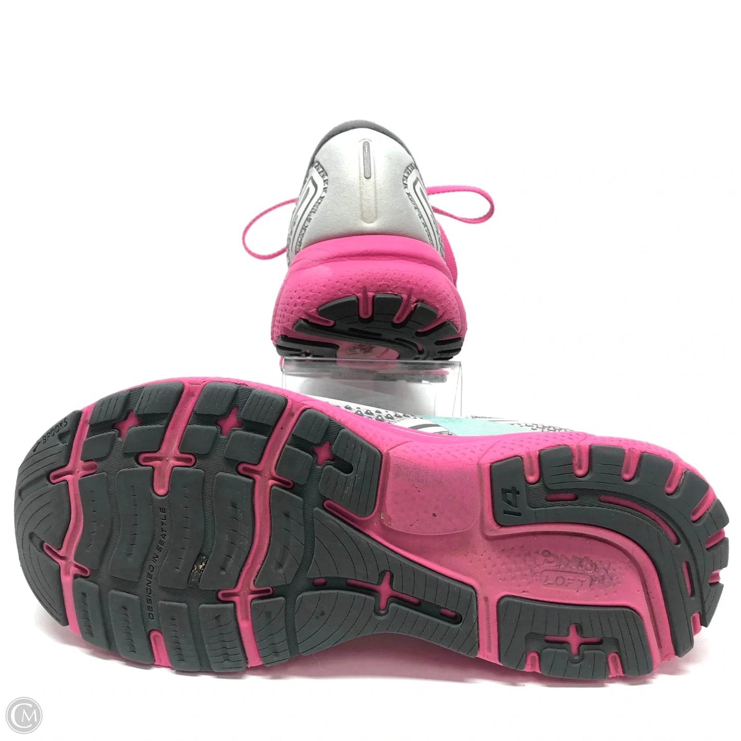 Shoes Athletic By Brooks In Grey, Size: 10