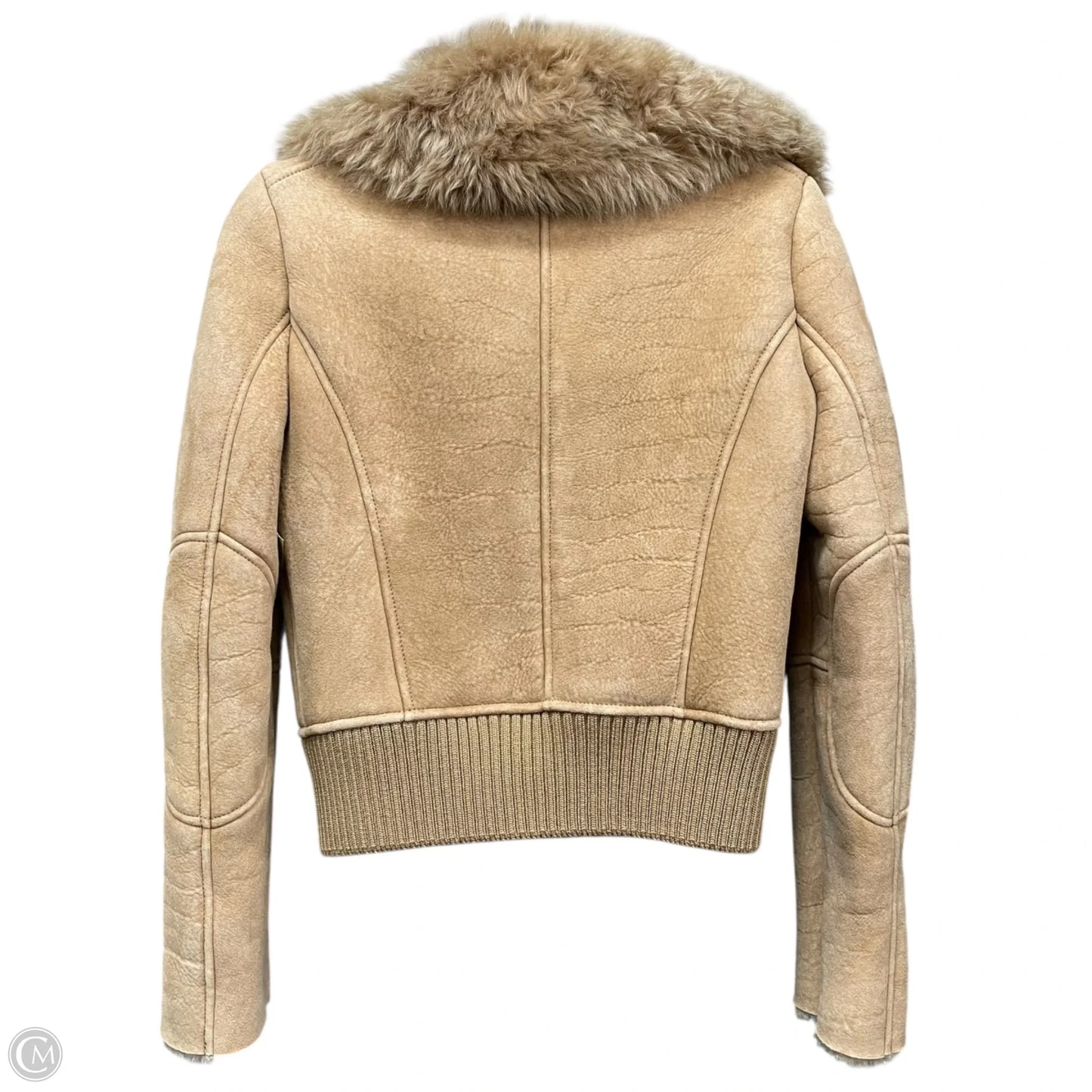 Jacket Leather By Cma In Tan, Size: Xs