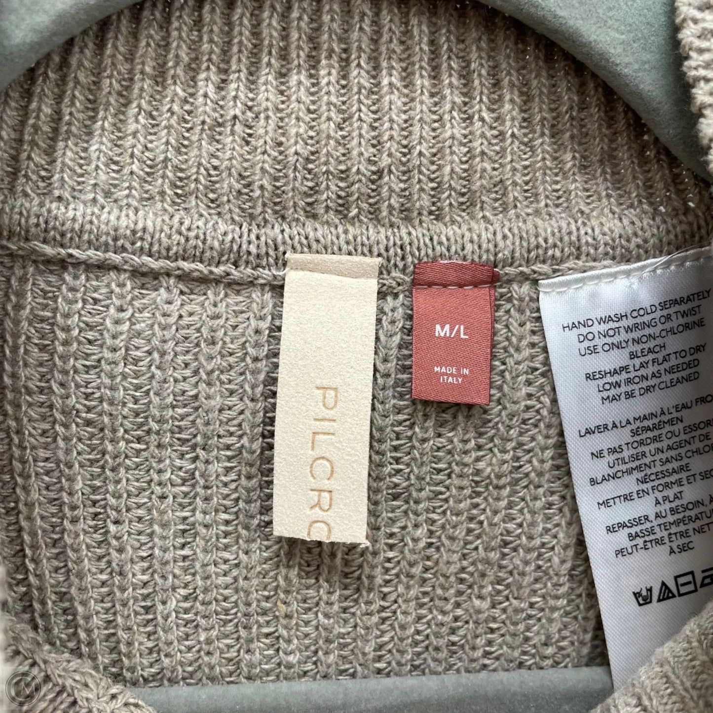 Vest Sweater By Pilcro In Taupe, Size: M
