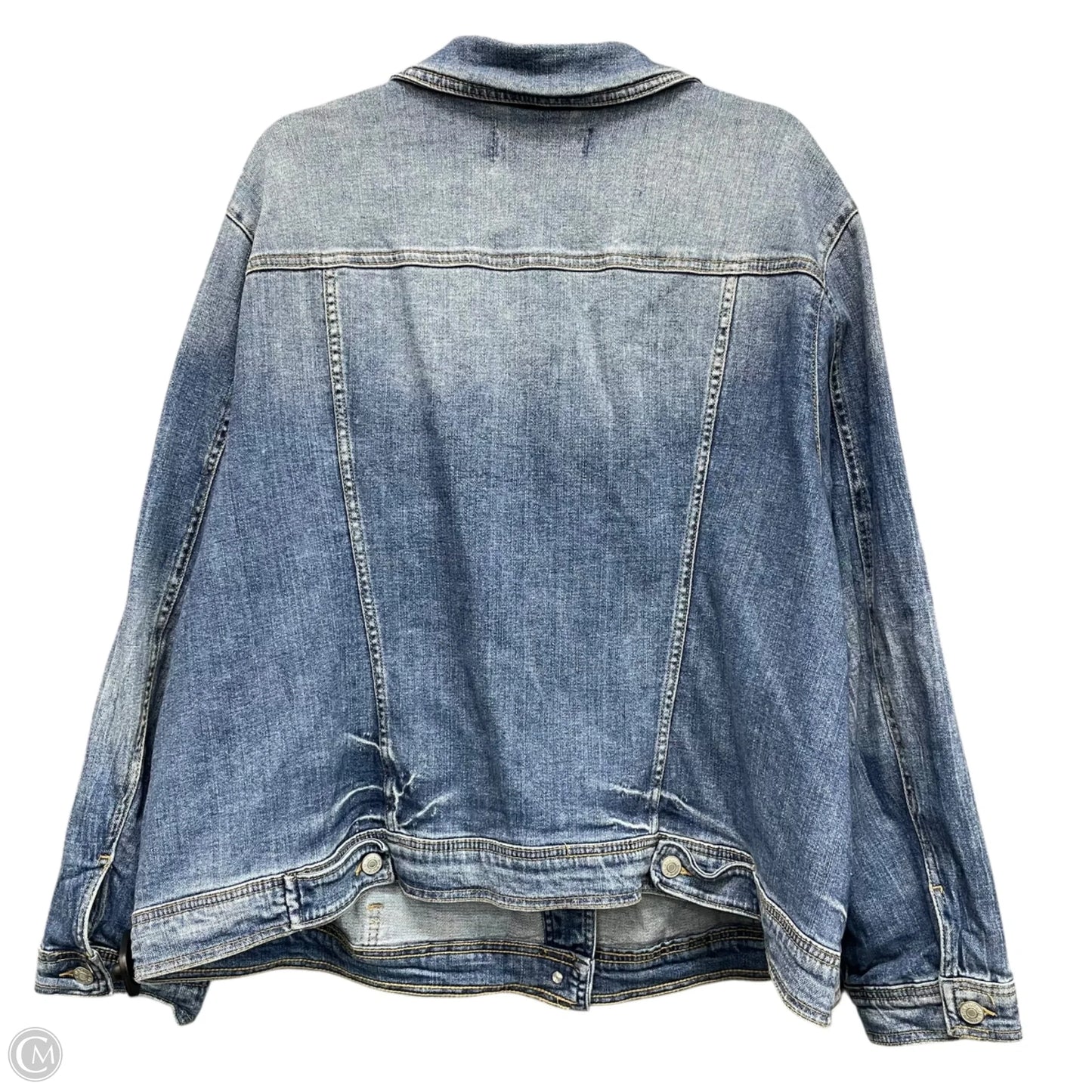 Jacket Denim By Anna & Ava In Blue Denim, Size: 4x