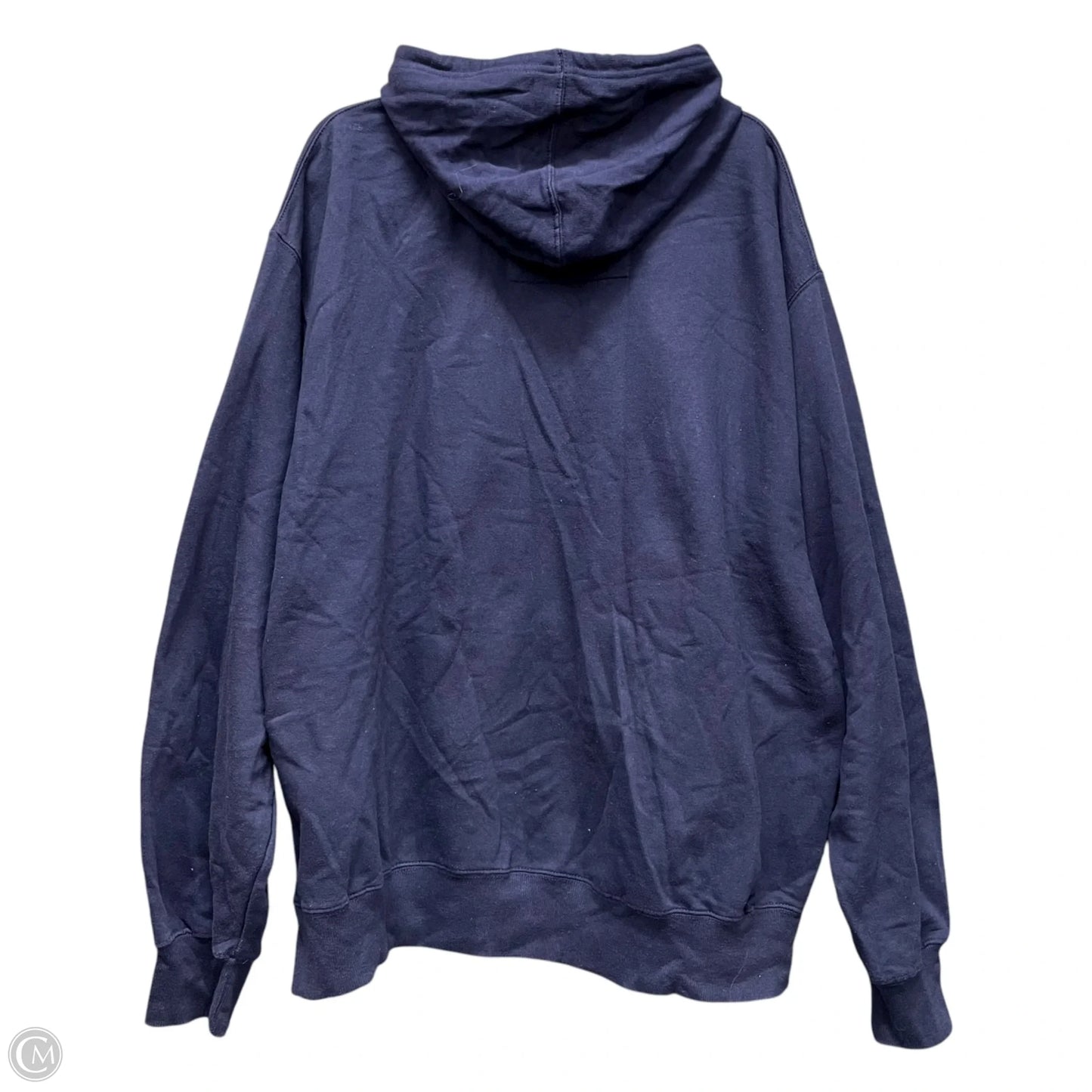 Sweatshirt Hoodie By Adidas In Navy, Size: 2x