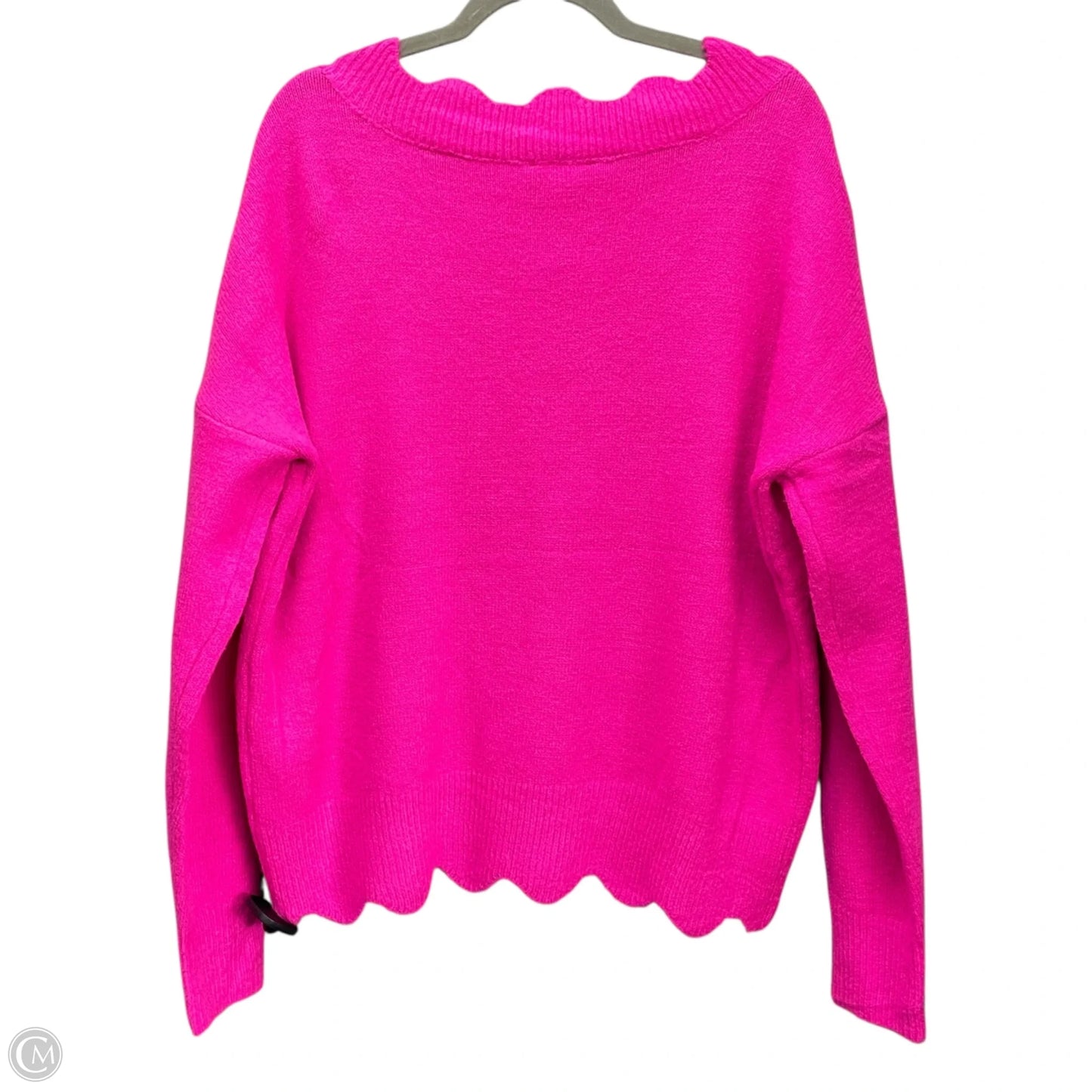 Sweater By Ee Some In Pink, Size: L