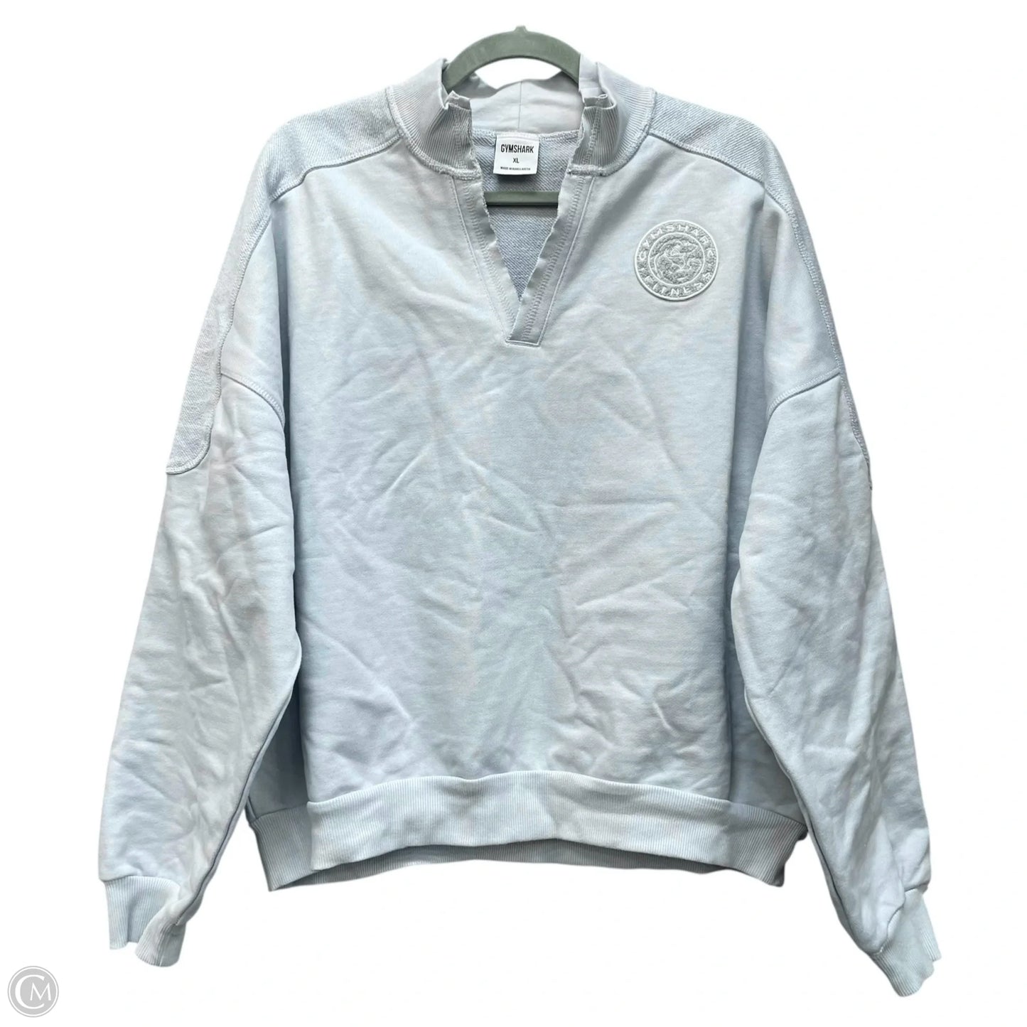 Sweatshirt Collar By Gym Shark In Blue, Size: Xl