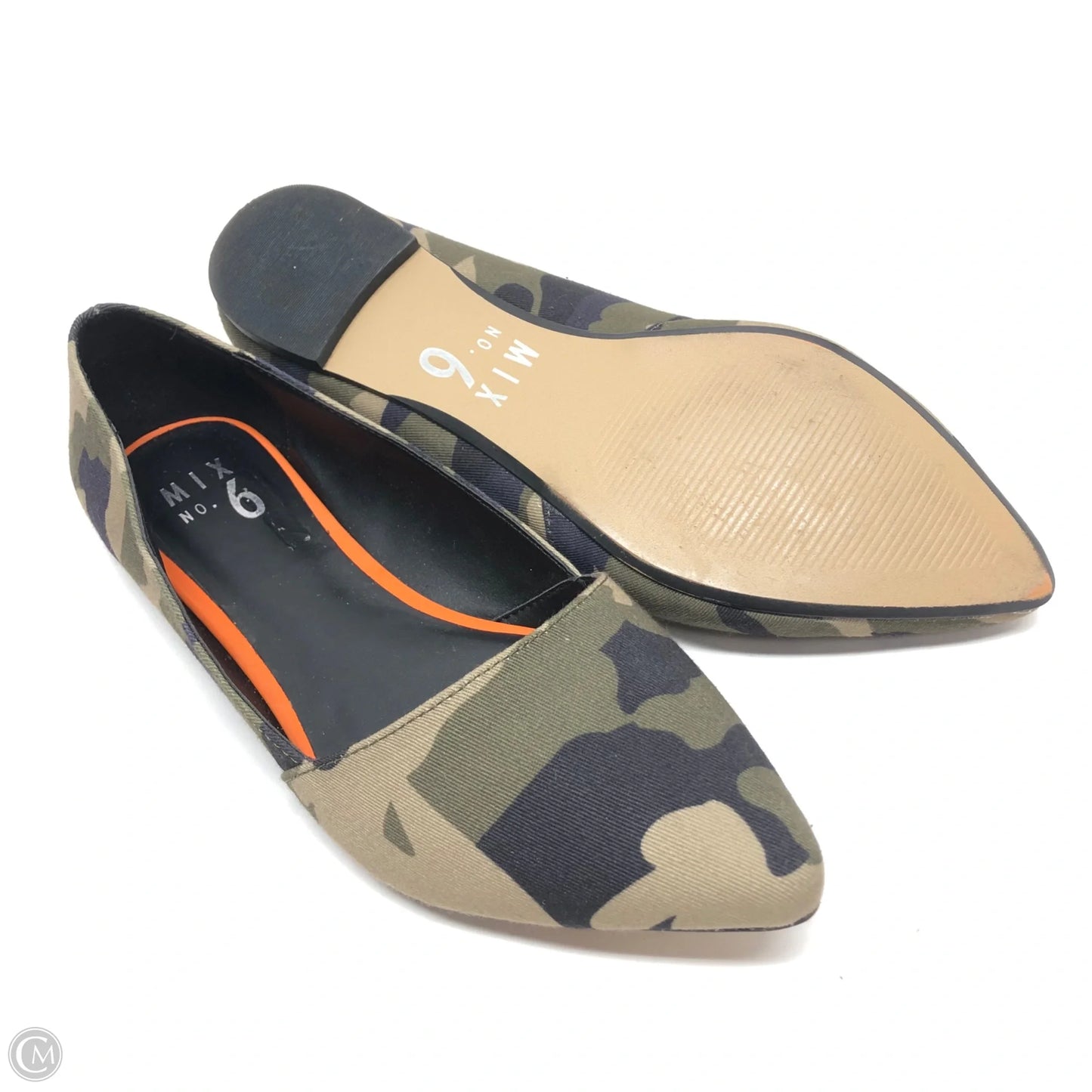 Shoes Flats By Mix No 6 In Camouflage Print, Size: 7.5