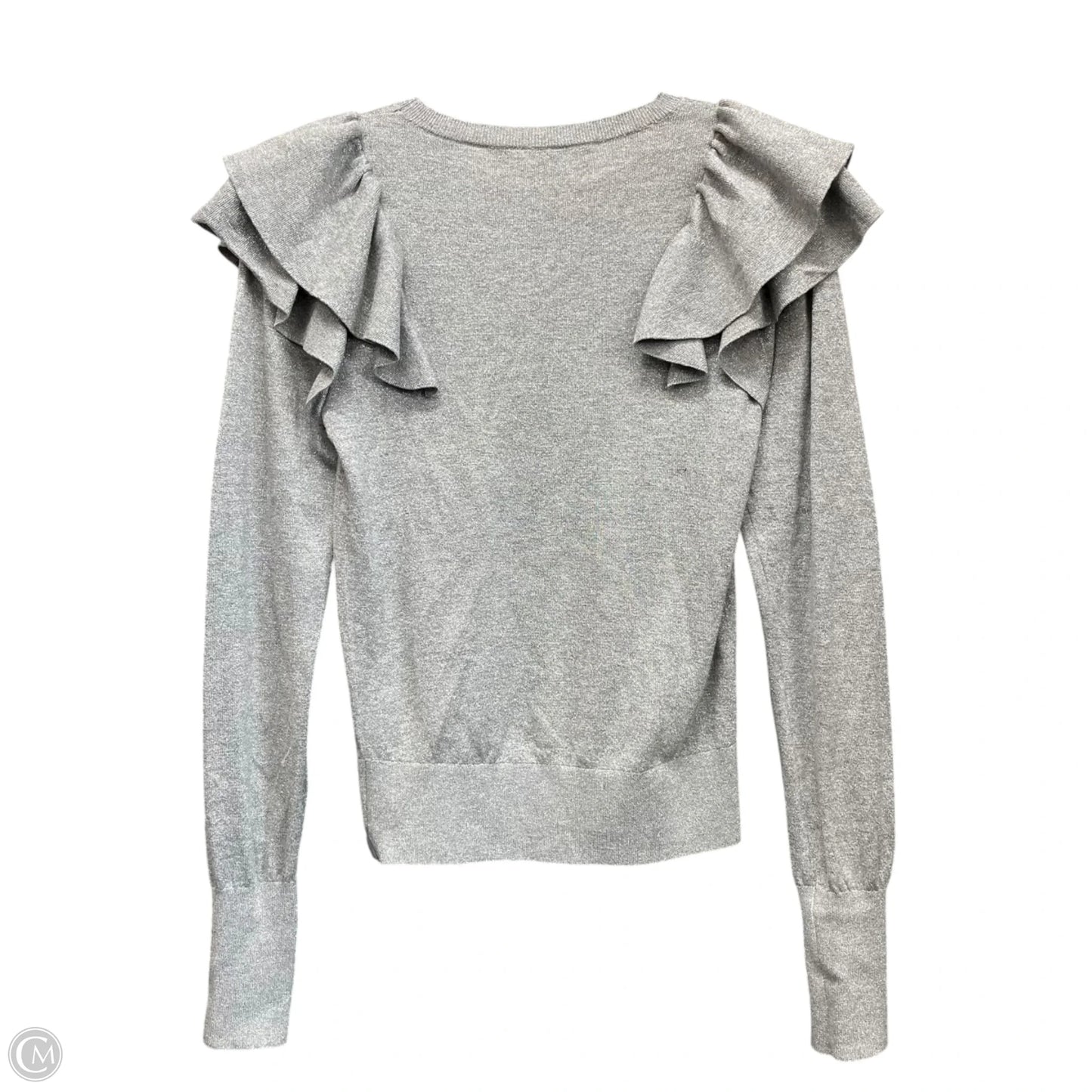 Top Long Sleeve By Veronica Beard In Grey, Size: Xs
