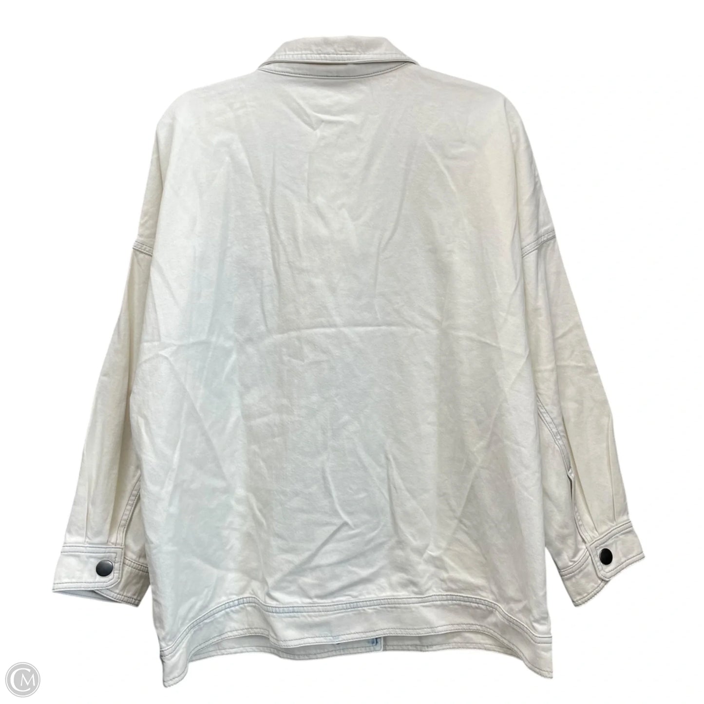 Jacket Other By Cabi In Blue & White, Size: S