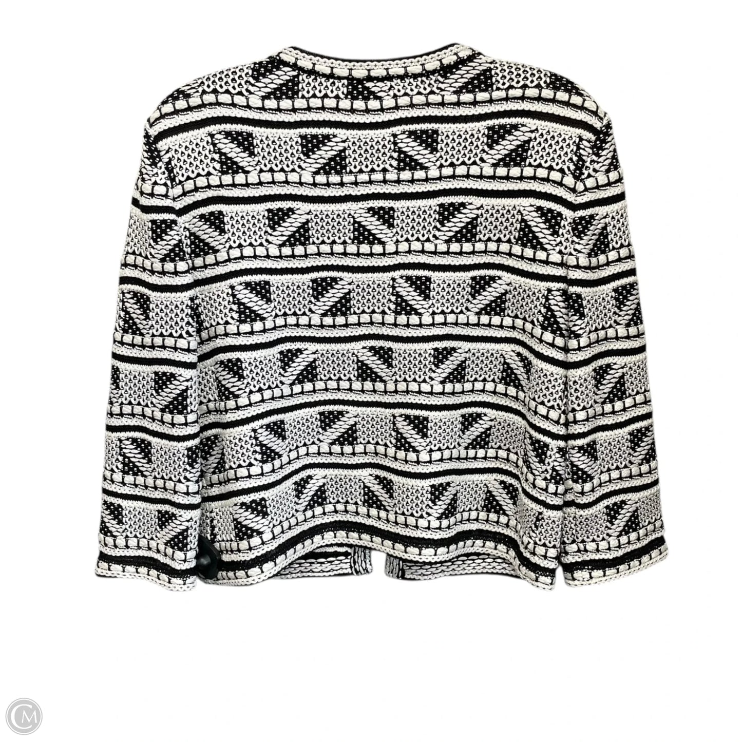 Blazer By St. John In Black & White, Size: S